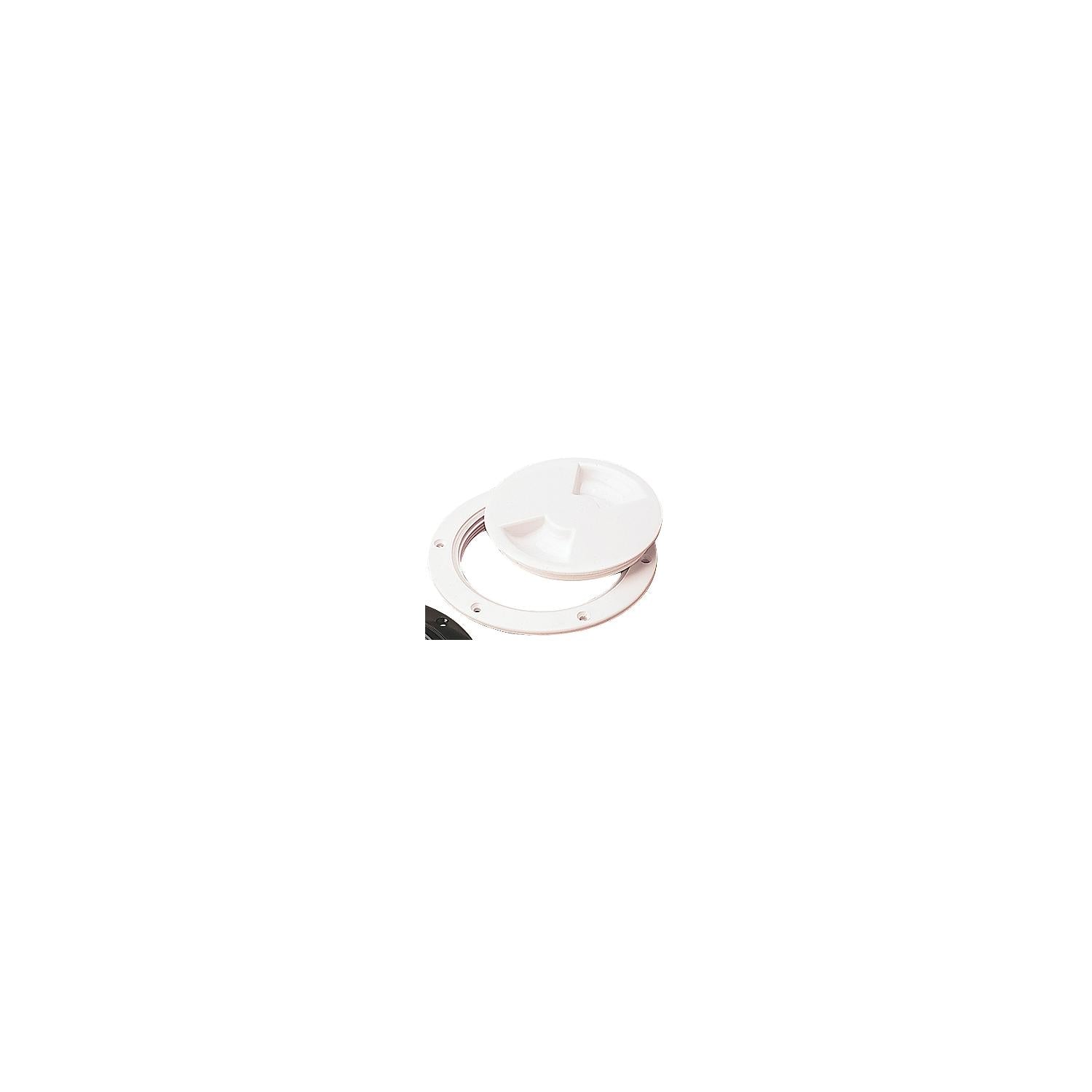 Sea-Dog Line Sea-Dog 3371501 Screw Out Deck Plate, 5" White 354-3371501