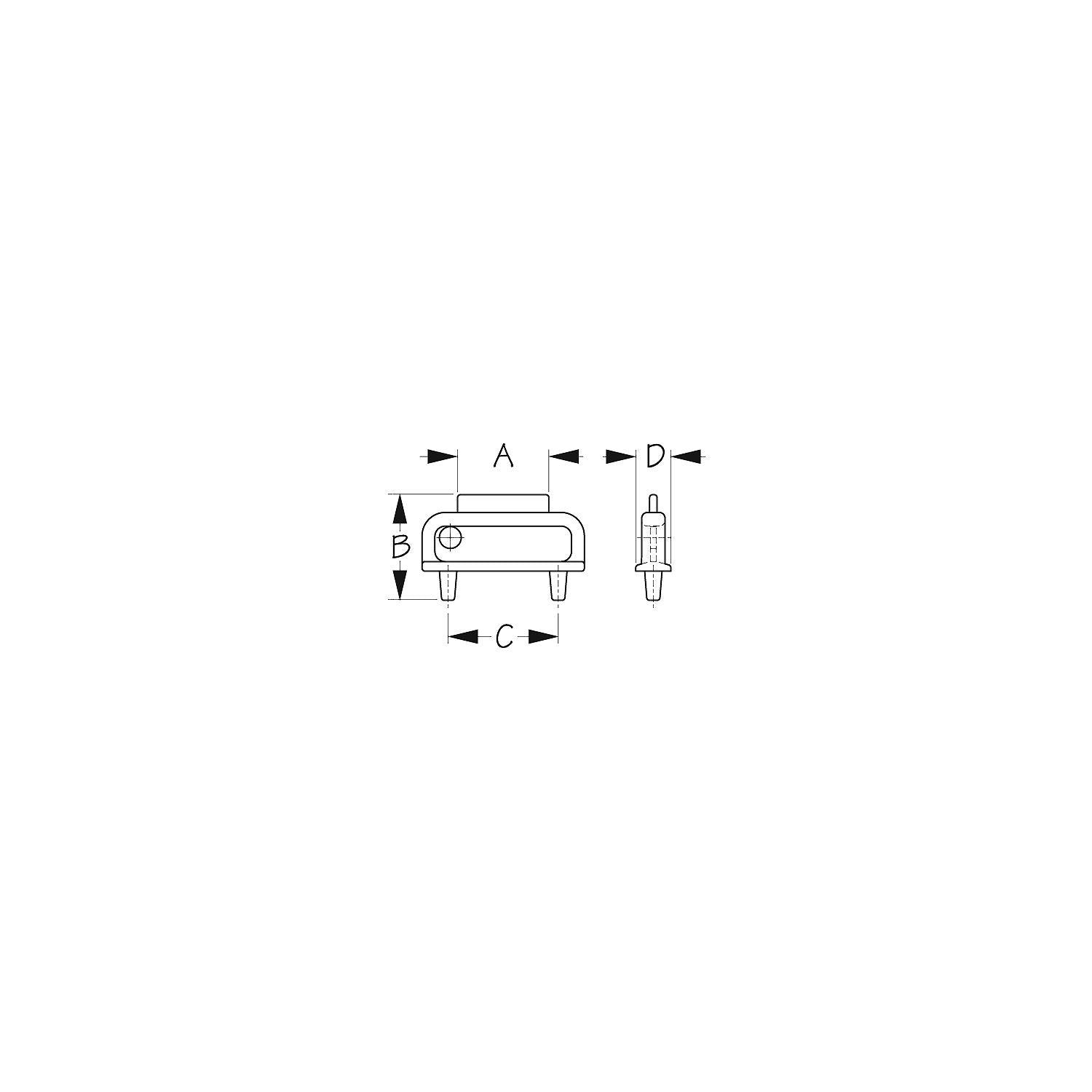 Sea-Dog Line Black Nylon Deck Plate Key 354-3573991
