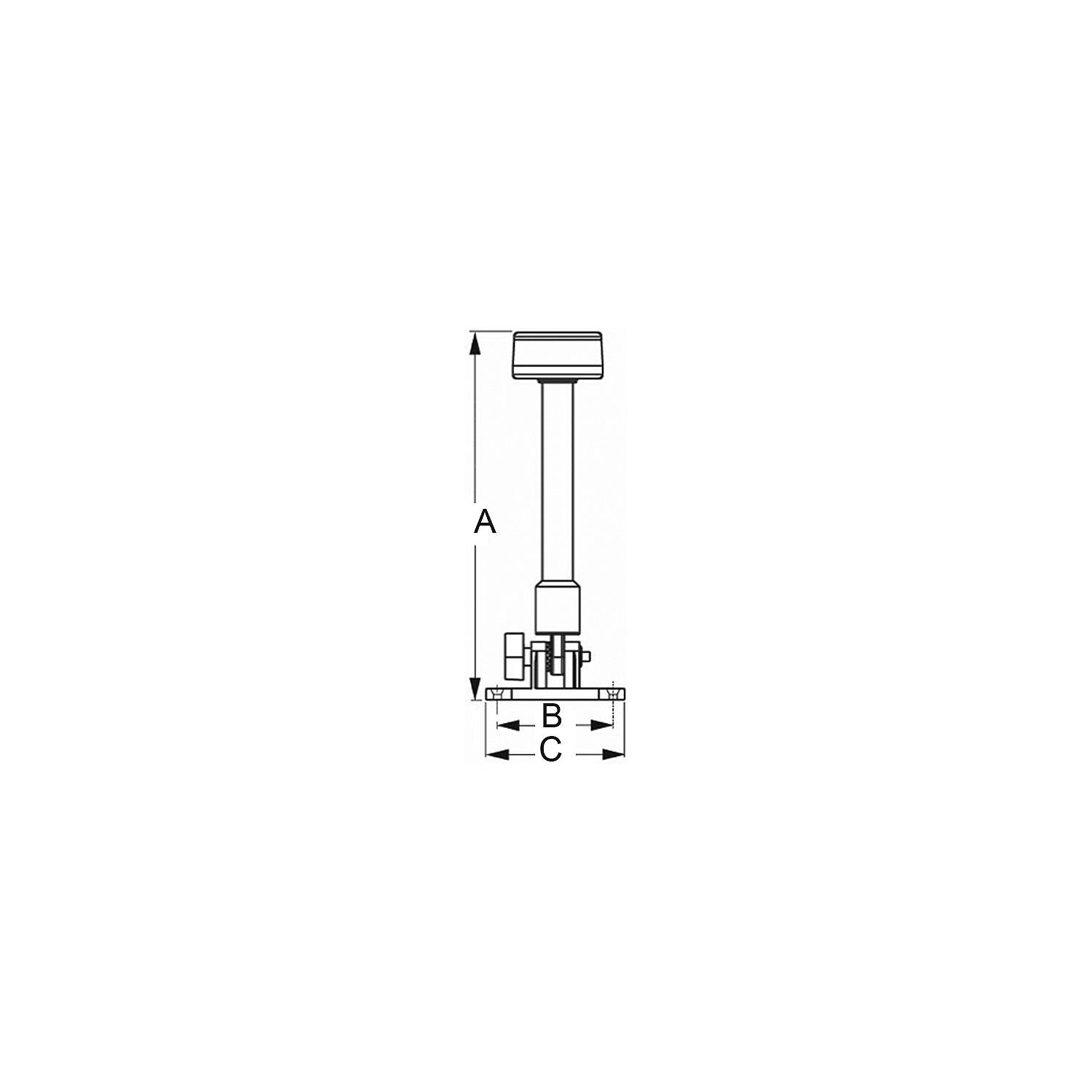 LED Fold Down All Around Pontoon Light, 9" 354-4000231