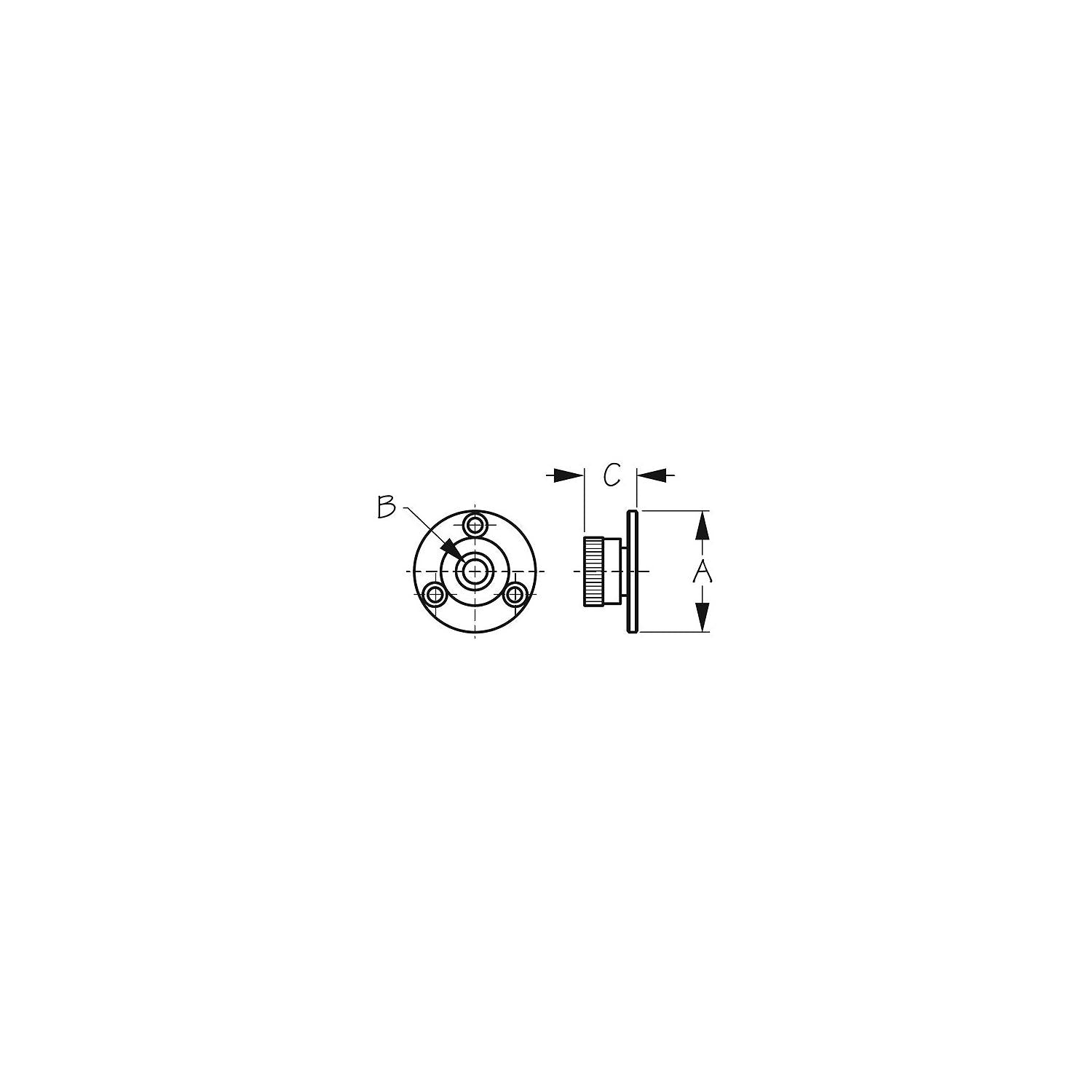 Sea-Dog Line Sea-Dog Line Chrome Brass Cable Outlet, 5/16"
