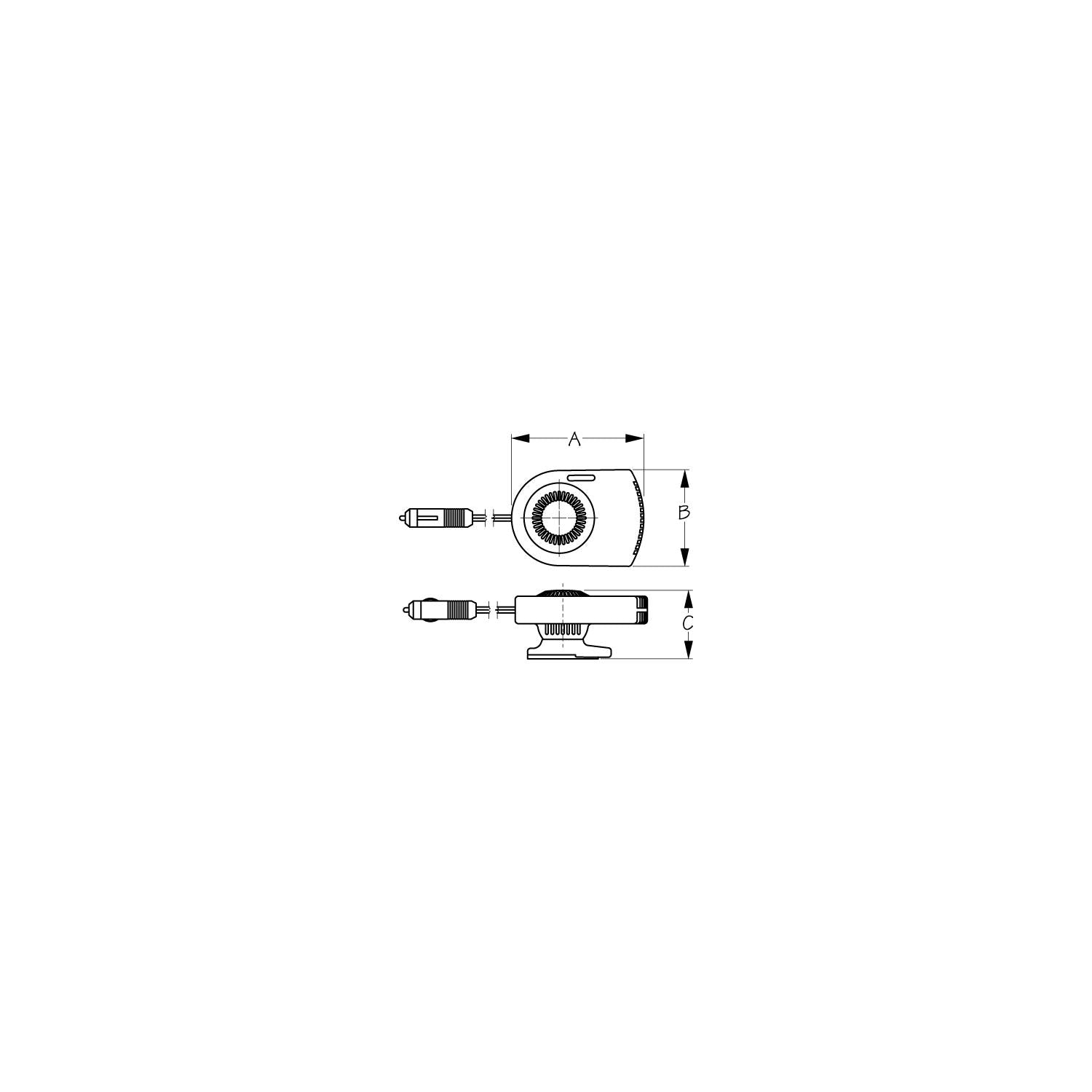 Sea-Dog Line Sea-Dog 450150 Ceramic Heater, 12V 354-4501501