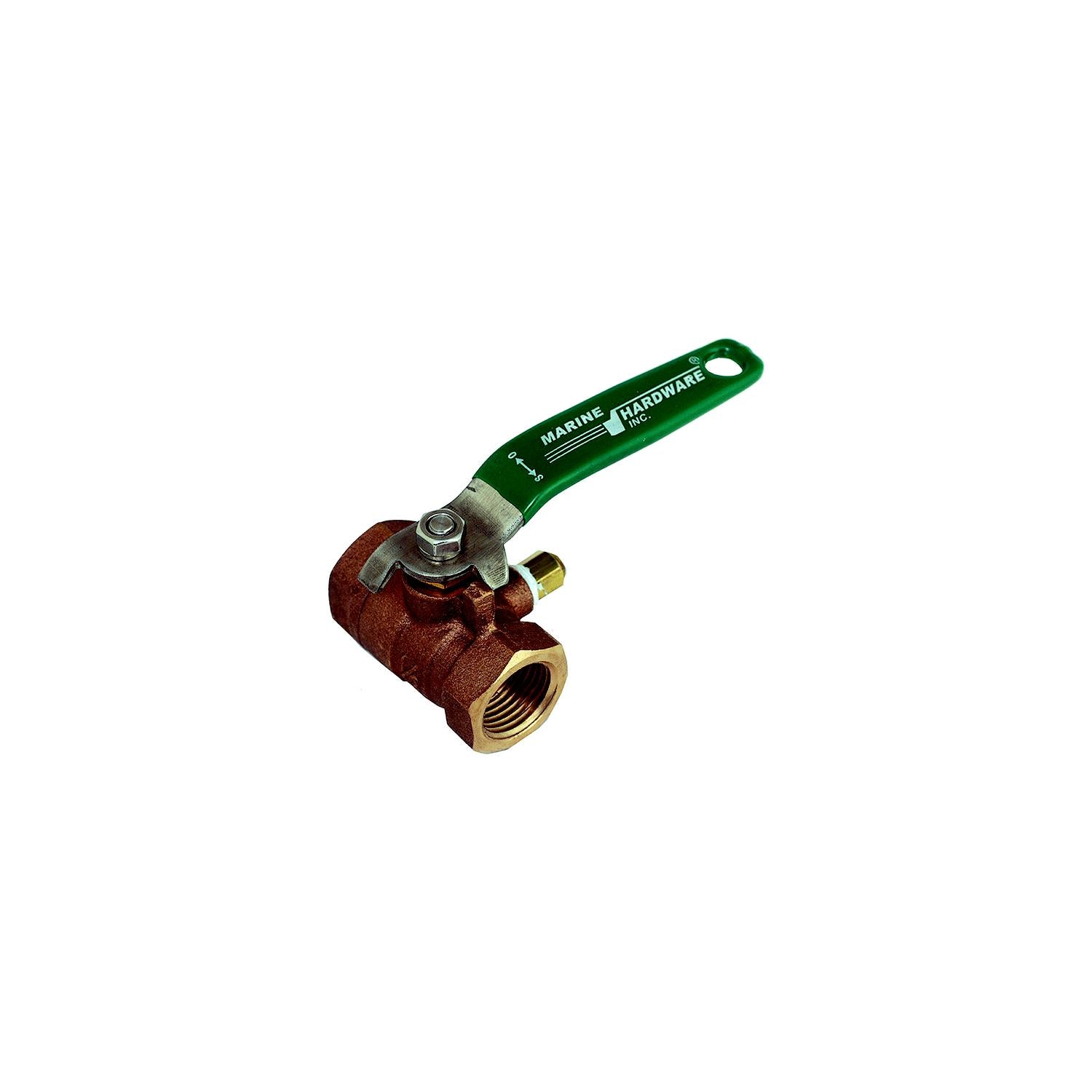 Marine Hardware BV075 Bronze Full Flow Ball Valve, 3/4" 369-BV075