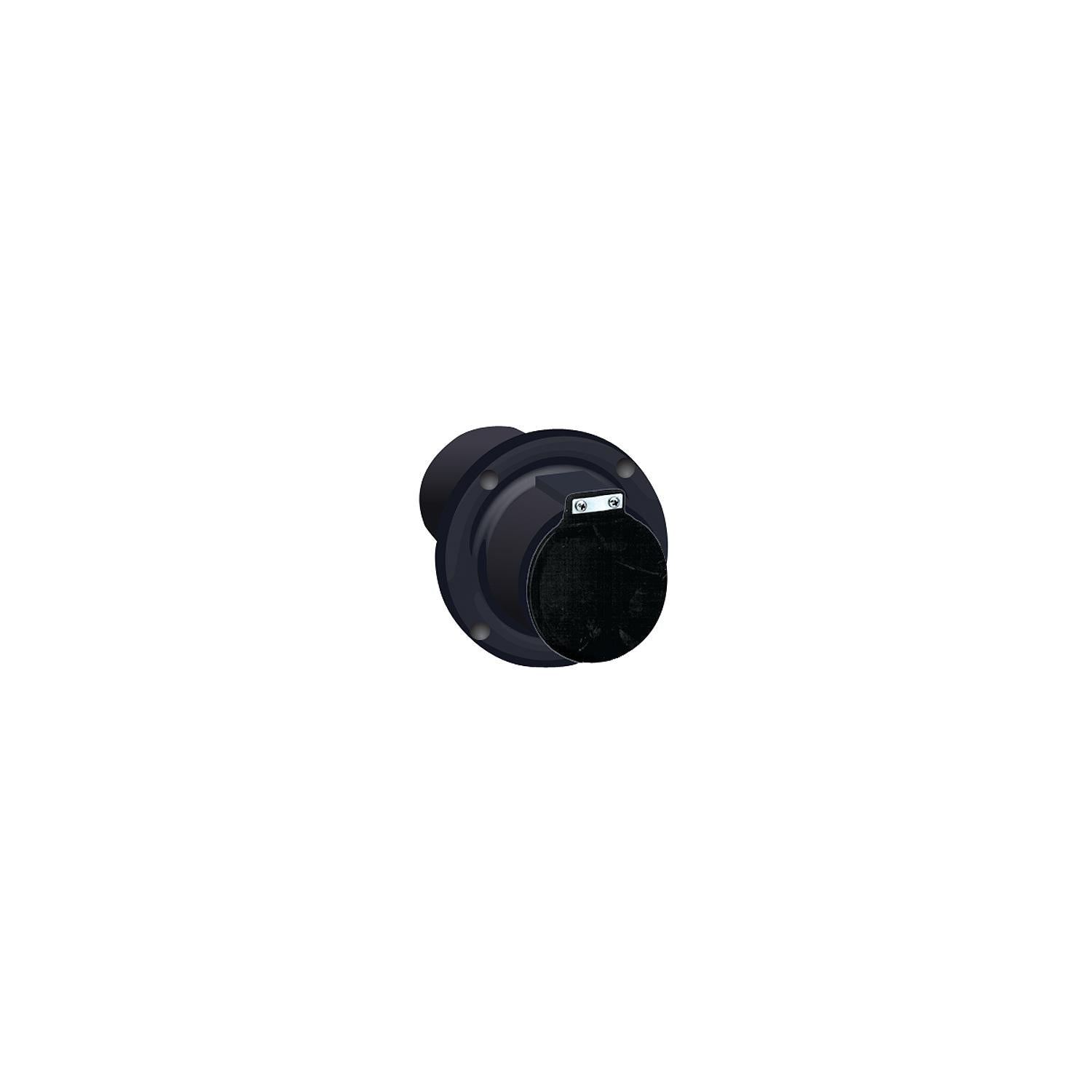 Centek Centek 3" Exhaust Thru-Hull, Black w/Flapper