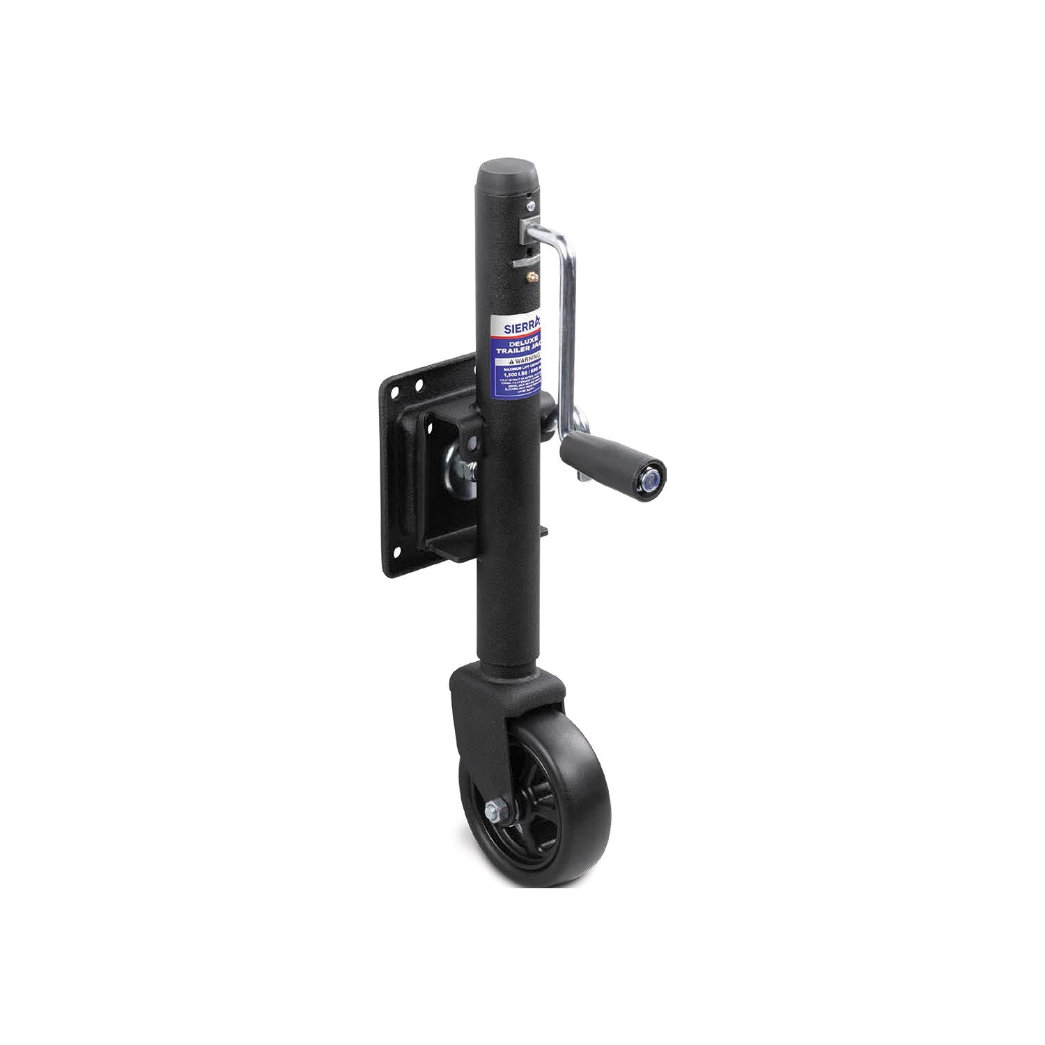 Sierra 05465010 Deluxe Trailer Jack w/6" Wheel 47-05465010