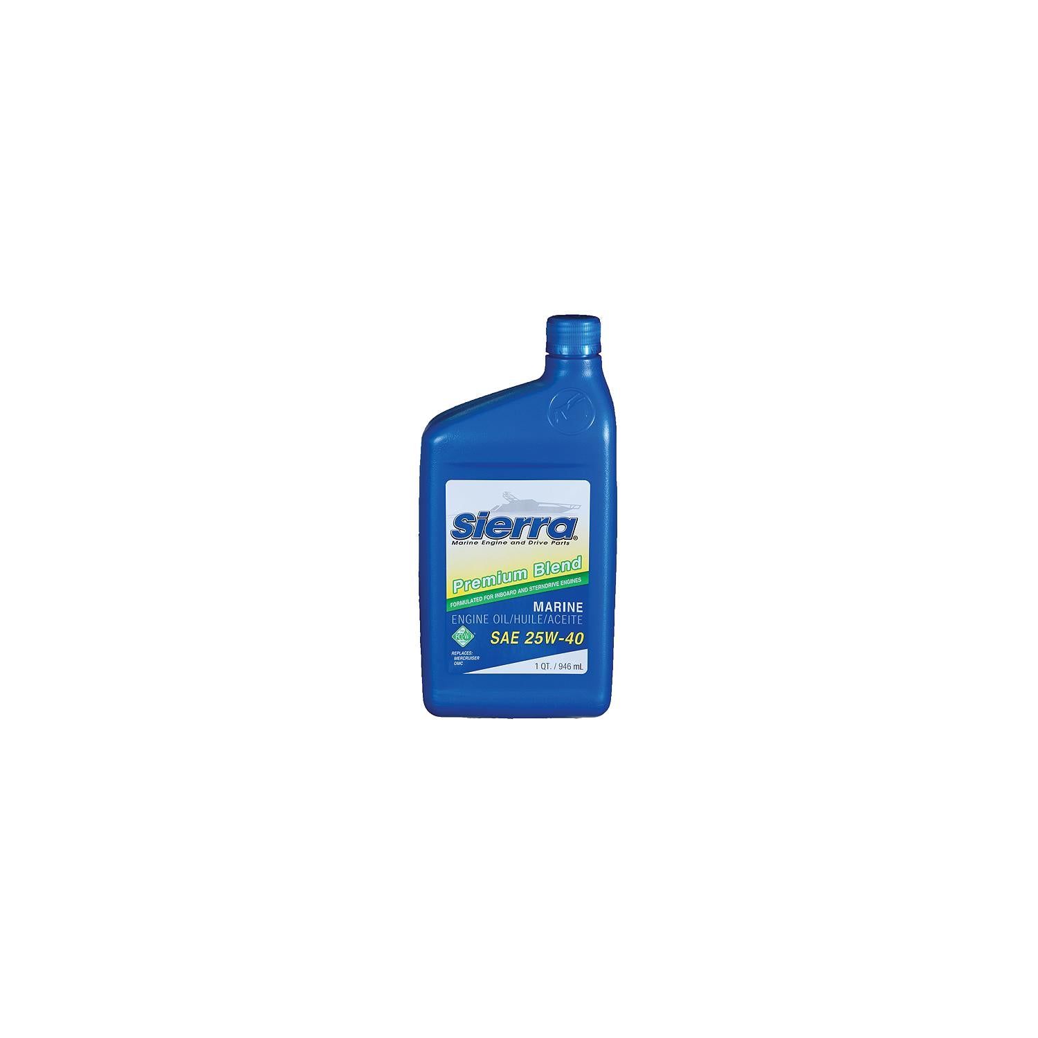 Sierra Sierra 94007 Oil-25W40 FCW I/O-I/B, 55 Gal. Drum