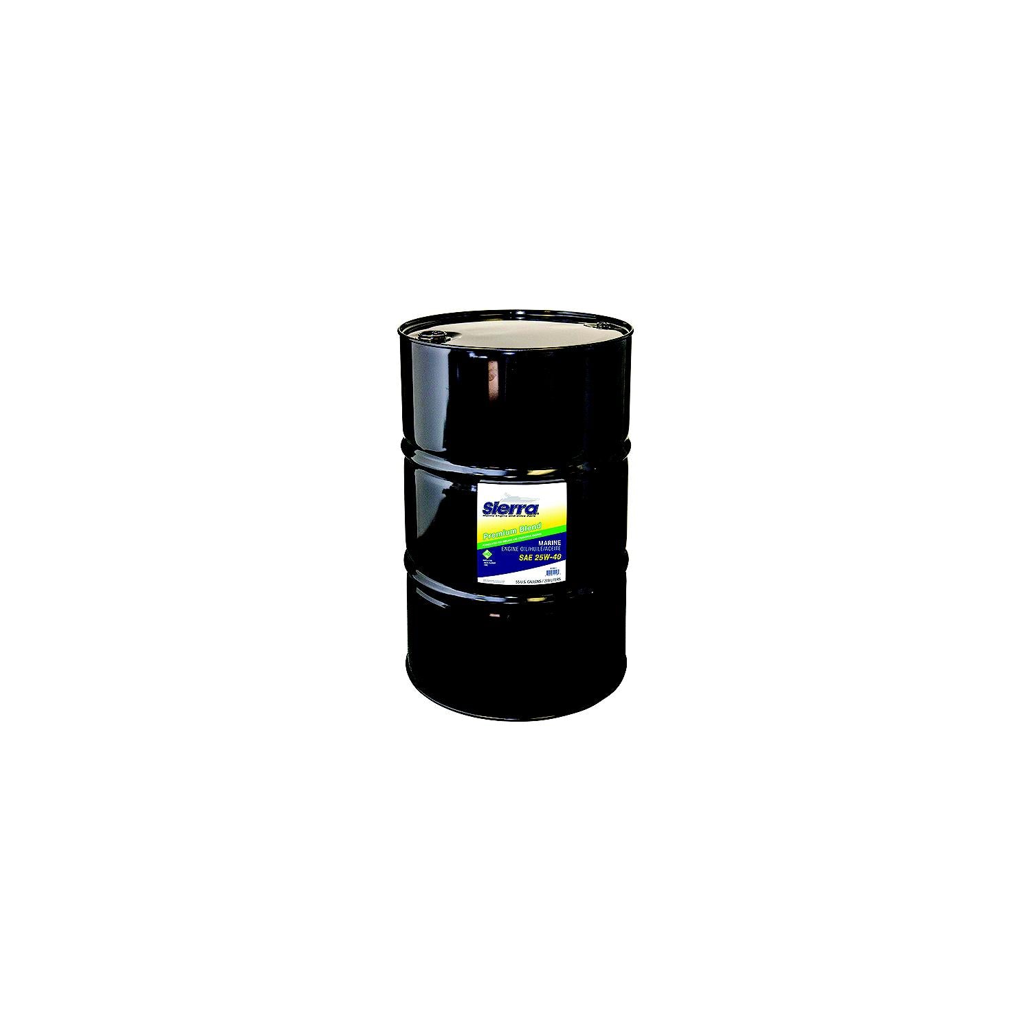 Sierra Sierra 94007 Oil-25W40 FCW I/O-I/B, 55 Gal. Drum