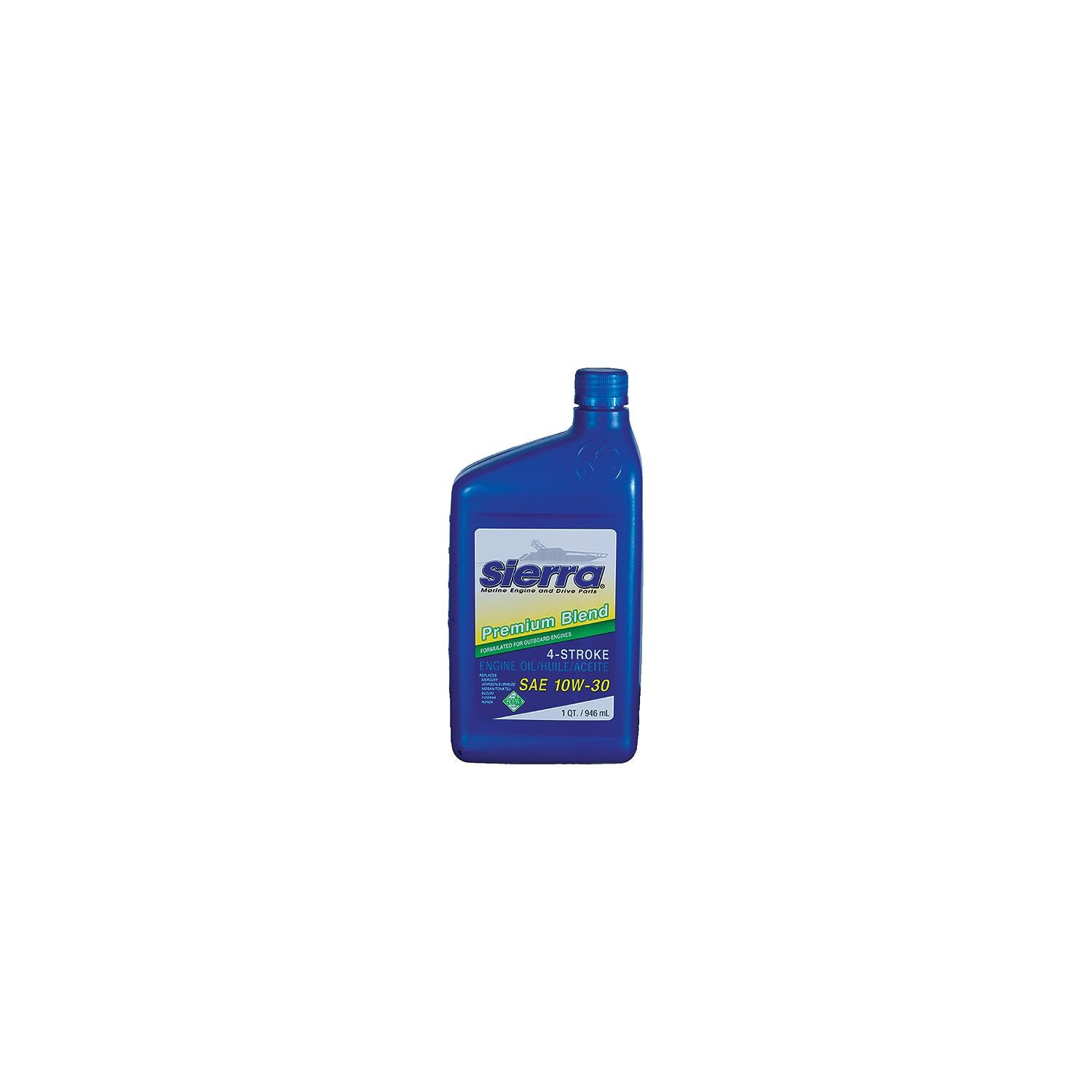 Sierra Sierra 94202 10W30 FCW 4Stroke Outboard Oil, Qt