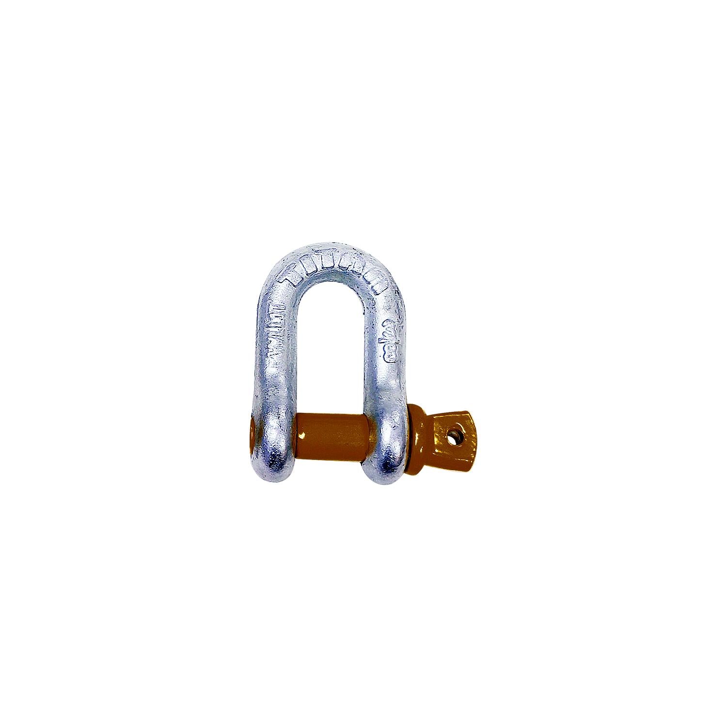 Titan Chain Hot Galvanized D Shackle, 5/16" 491-10319063