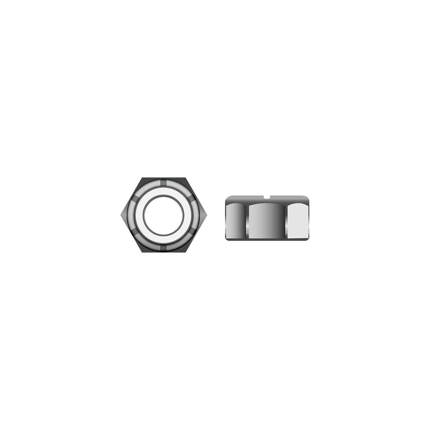 Seachoice Nylon Insert Locknut - Stainless 1/4-20 50-00624