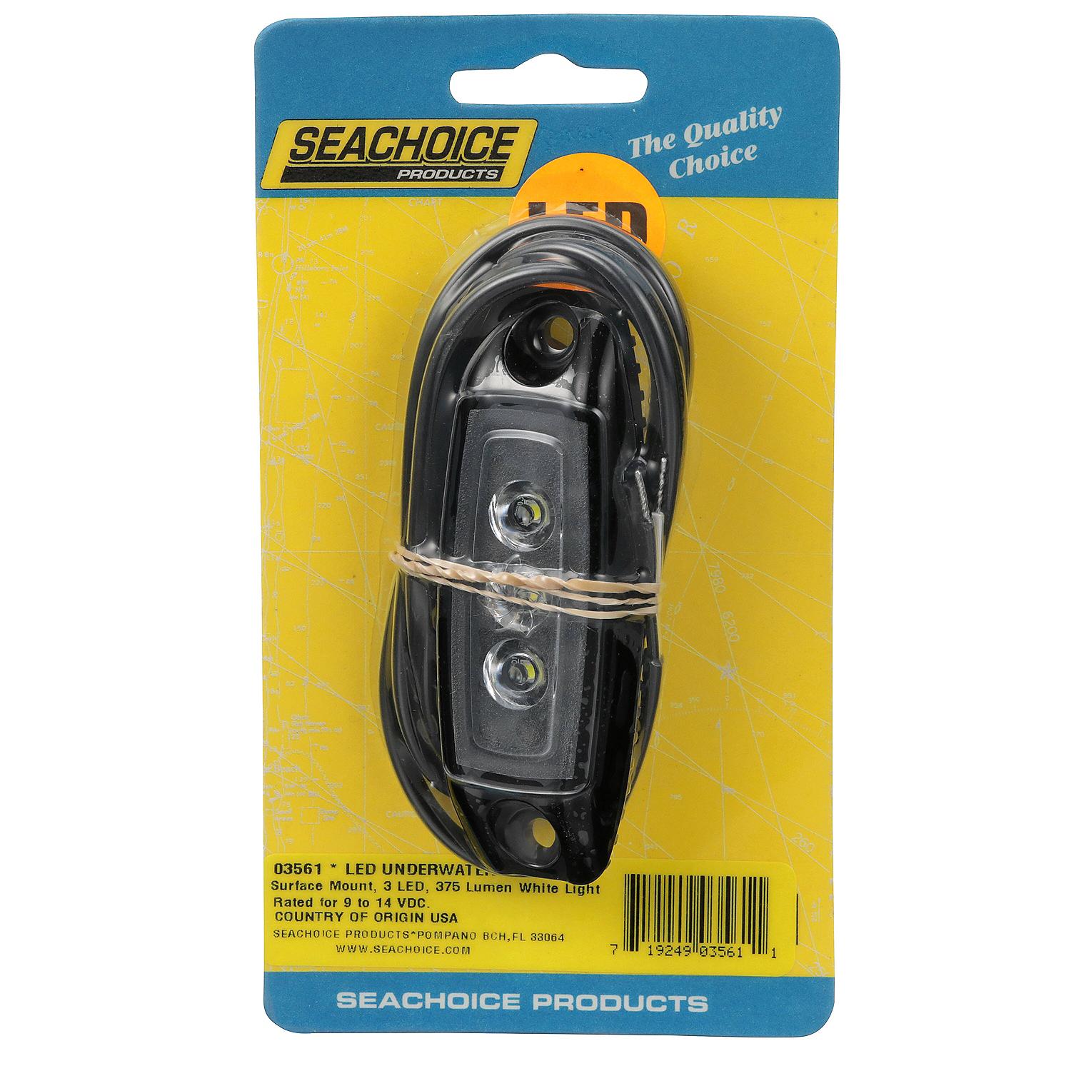 Seachoice Seachoice Water Dragon LED Underwater Light, 3 White LEDs, 375 Lumens