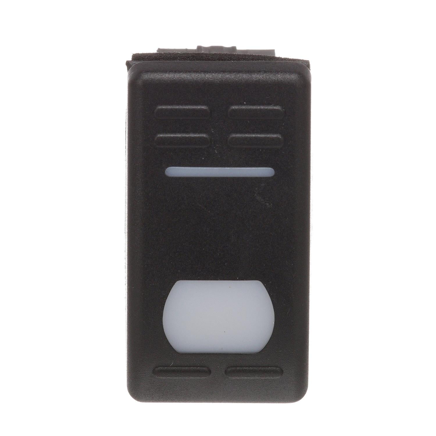 Seachoice Seachoice Illuminated Rocker Switch, SPST, 3 Terminal, On/Off, Black