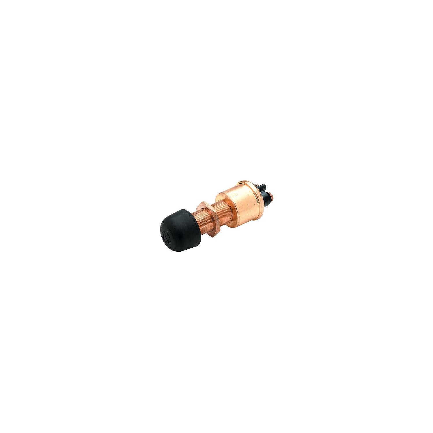 Seachoice 2 Position Push Button Switch With Brass Body, Off/Mom. On 50-11771