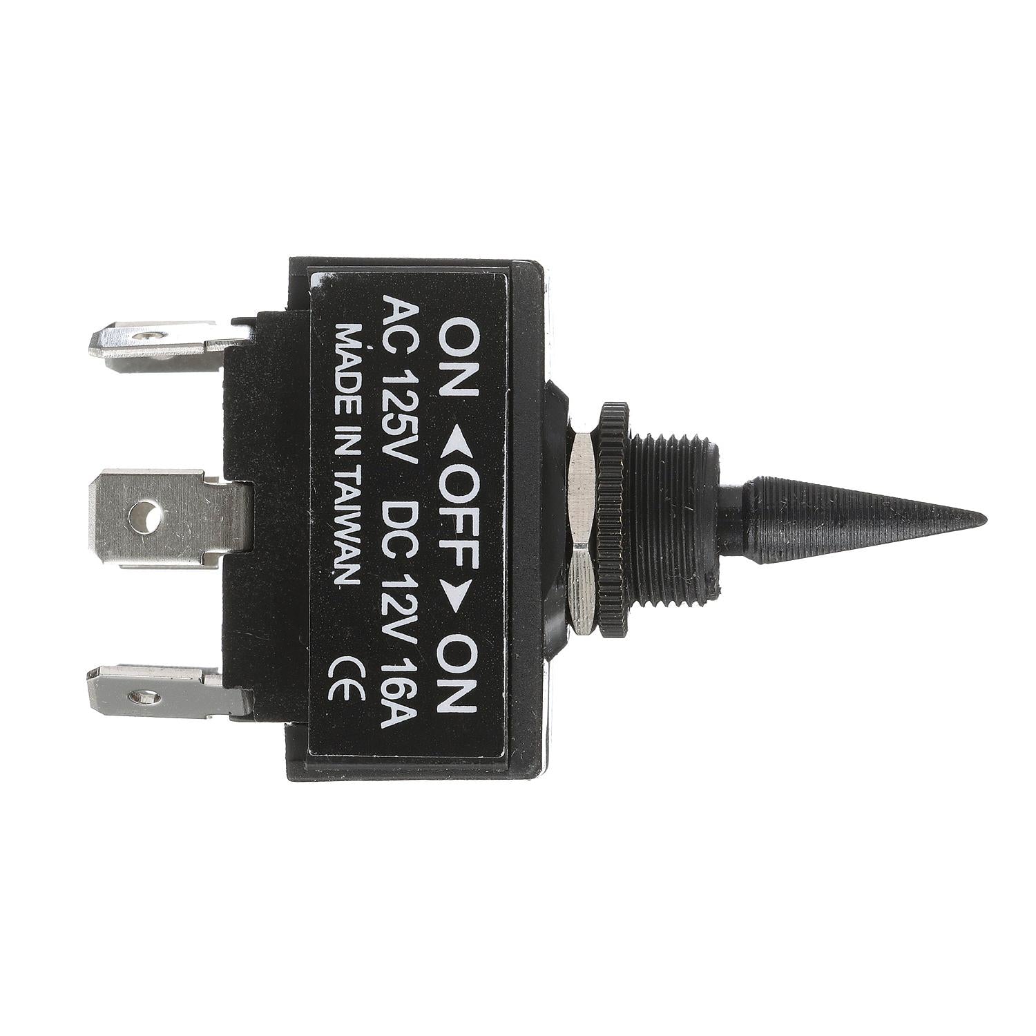 Seachoice 3 Position Toggle Switch, Black Plastic Paddle On/Off/On 50-12021
