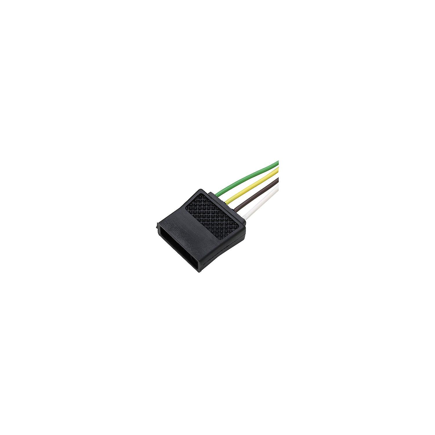 Seachoice 4 Pole Flat Male Trailer Connector For Trailer Side 50-13891