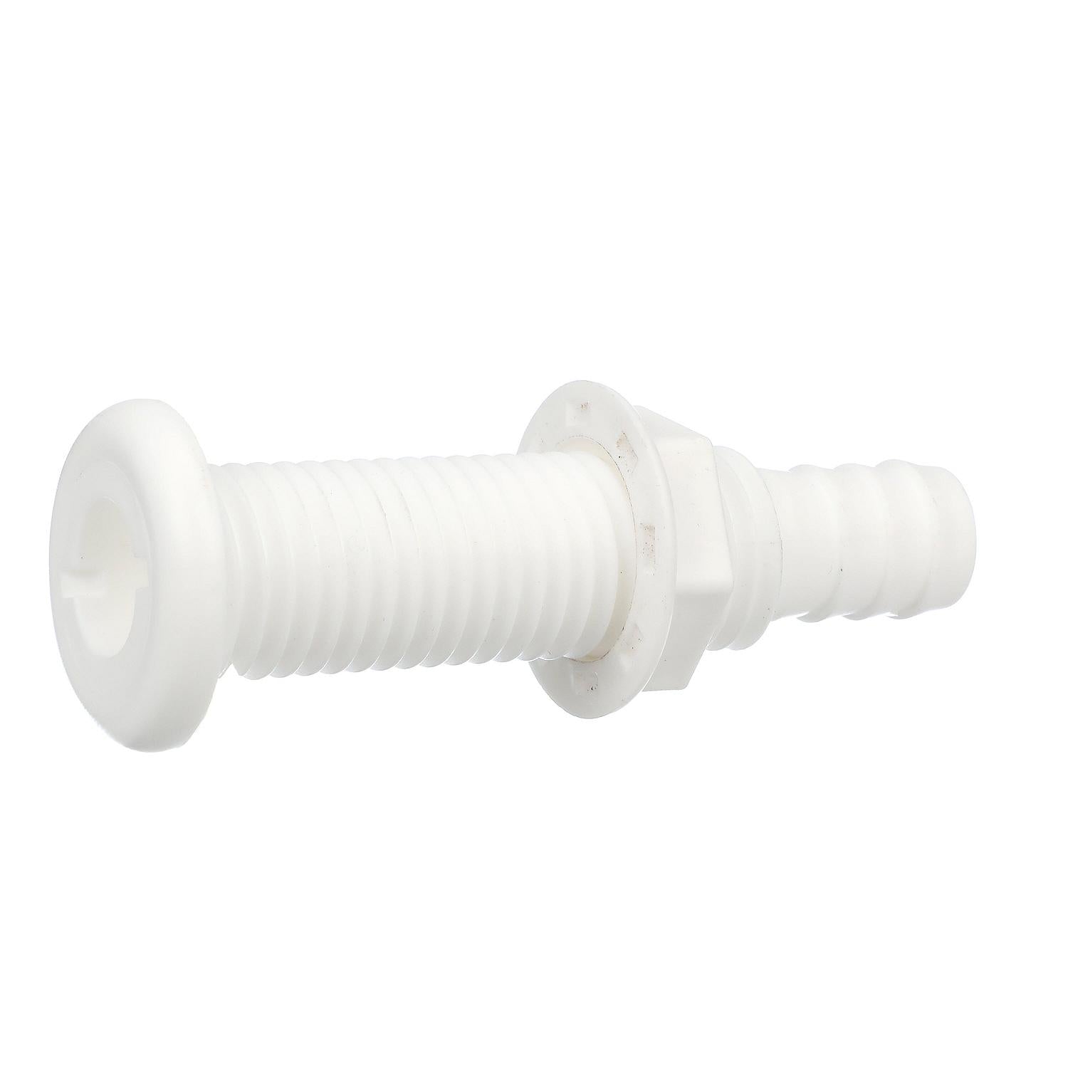 Seachoice Extra Long Plastic Thru-Hull, White 50-18161