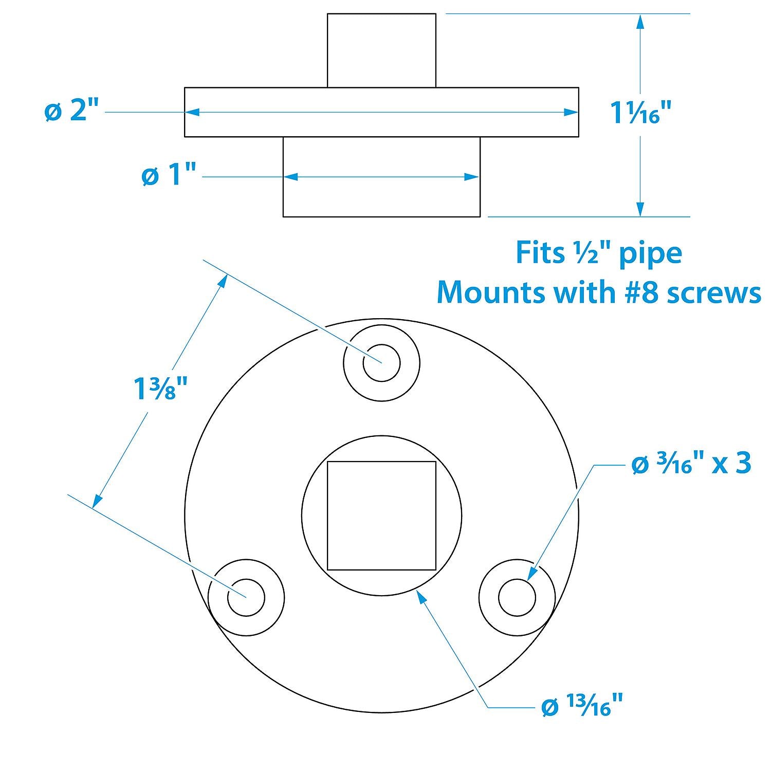 Seachoice Garboard Drain and Plug 50-18711