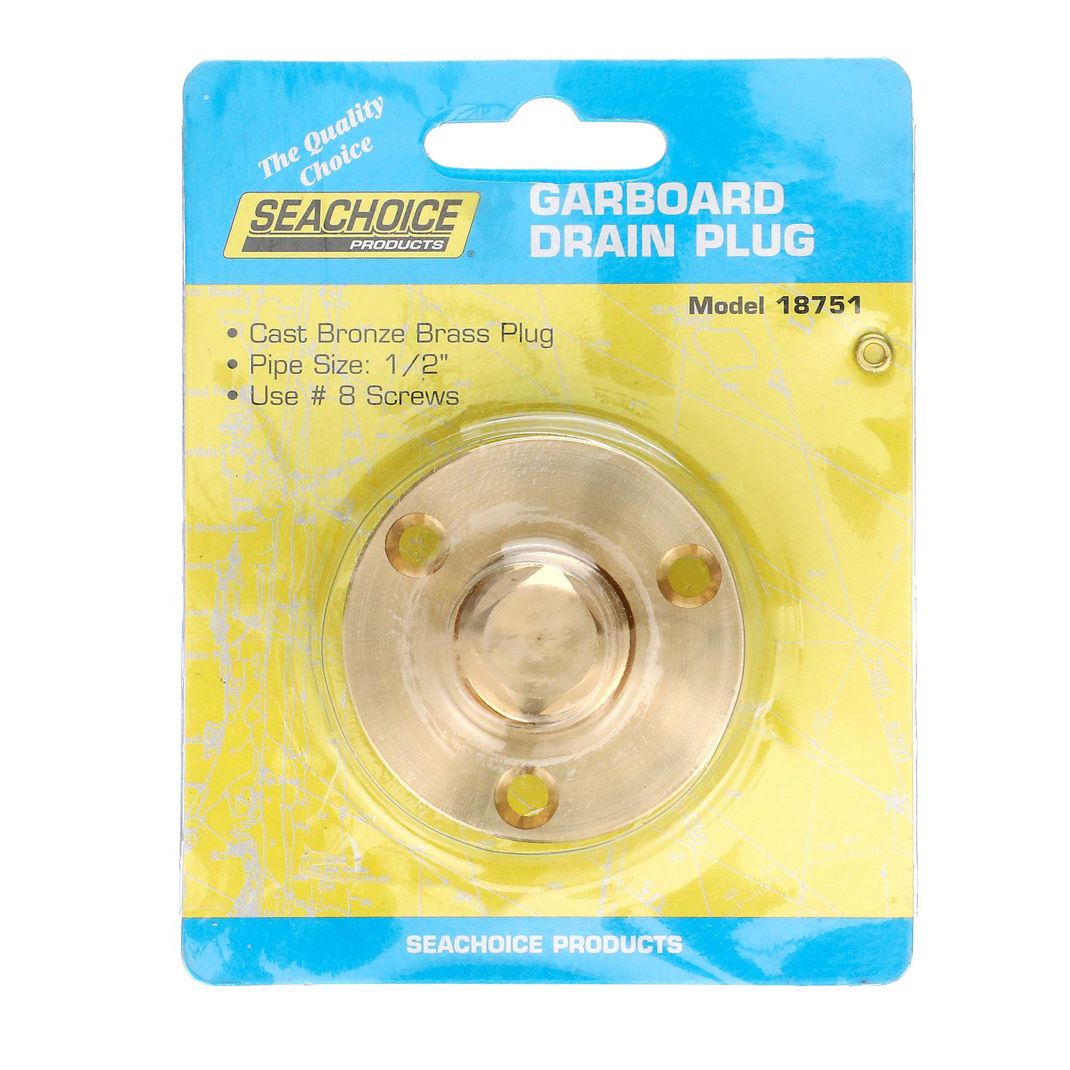 Seachoice Garboard Drain and Plug 50-18751