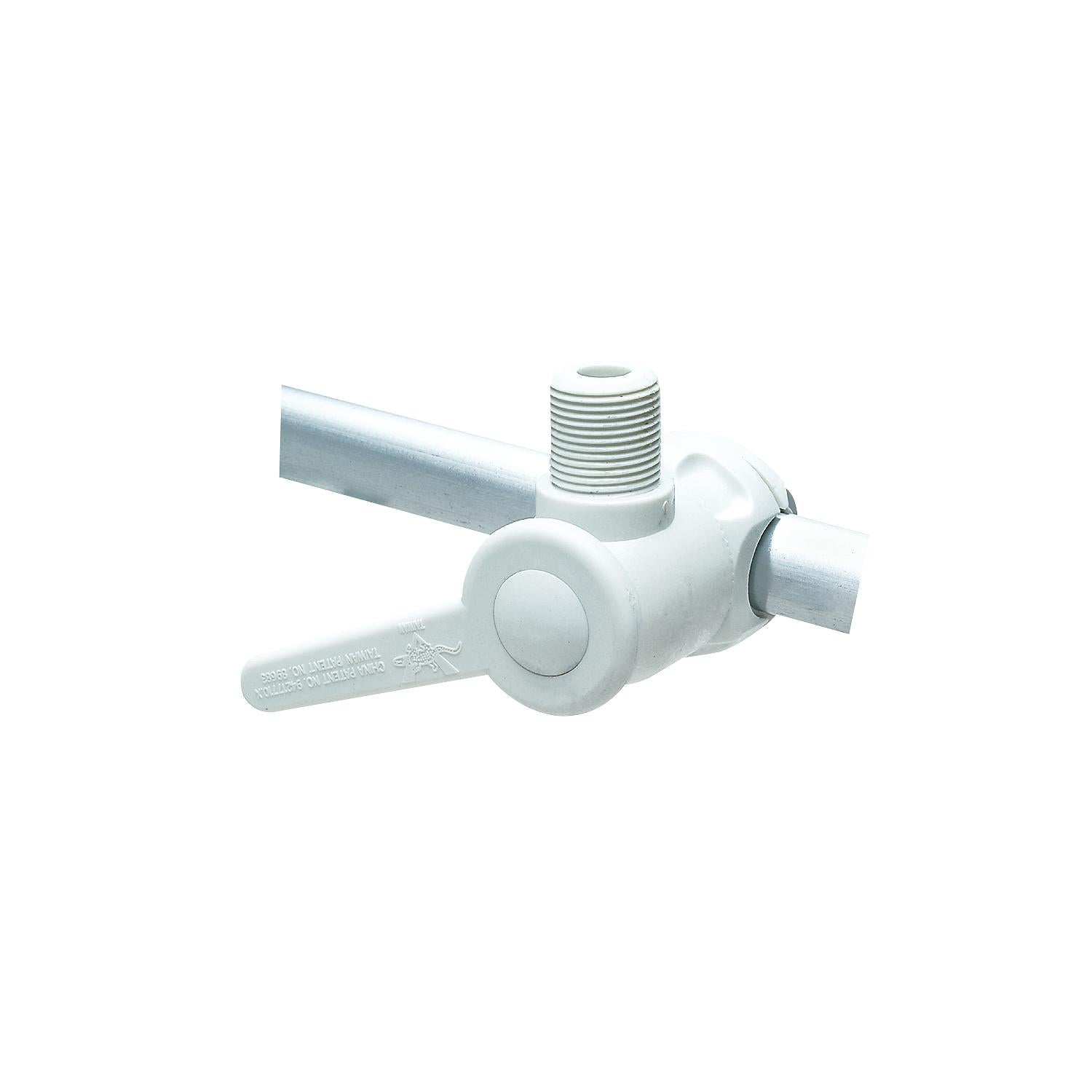 Seachoice 19561 Nylon Antenna Rail Mount - White 50-19561