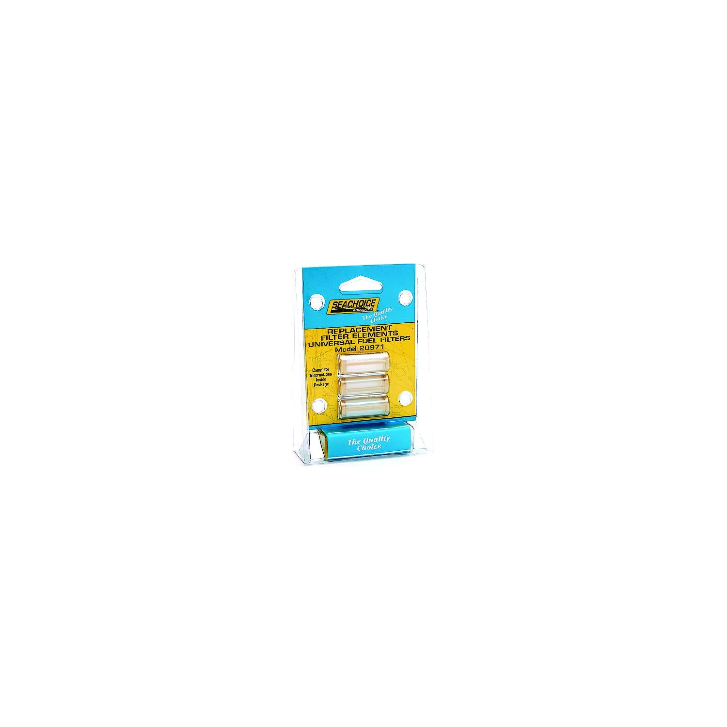 Seachoice Replacement Filters Only For 20941 In-Line Fuel Filter (Pack of 3) 50-20971