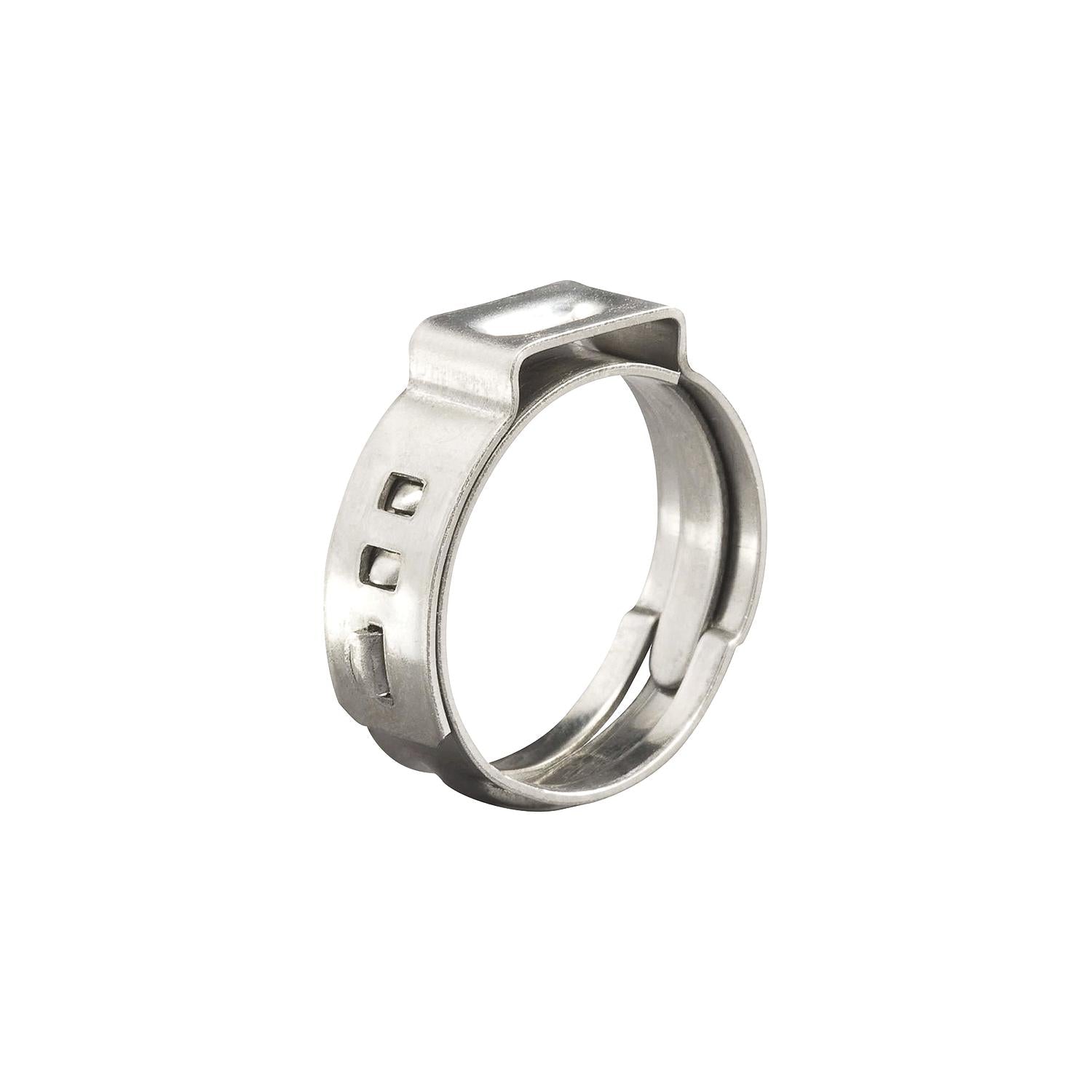 Seachoice 23444 Stainless-Steel Pinch Hose Clamps, 9/16" / 14.5mm OD - Bag of 10 50-23444