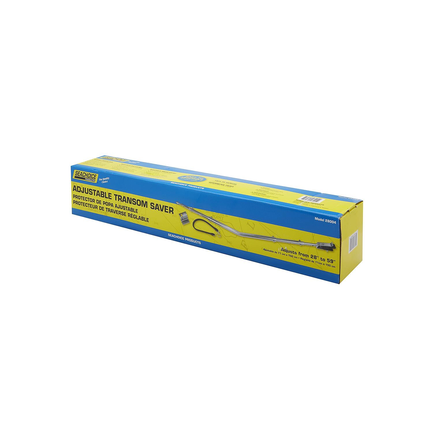 Seachoice Seachoice Adjustable Transom Saver, Angled, 28-59 In.