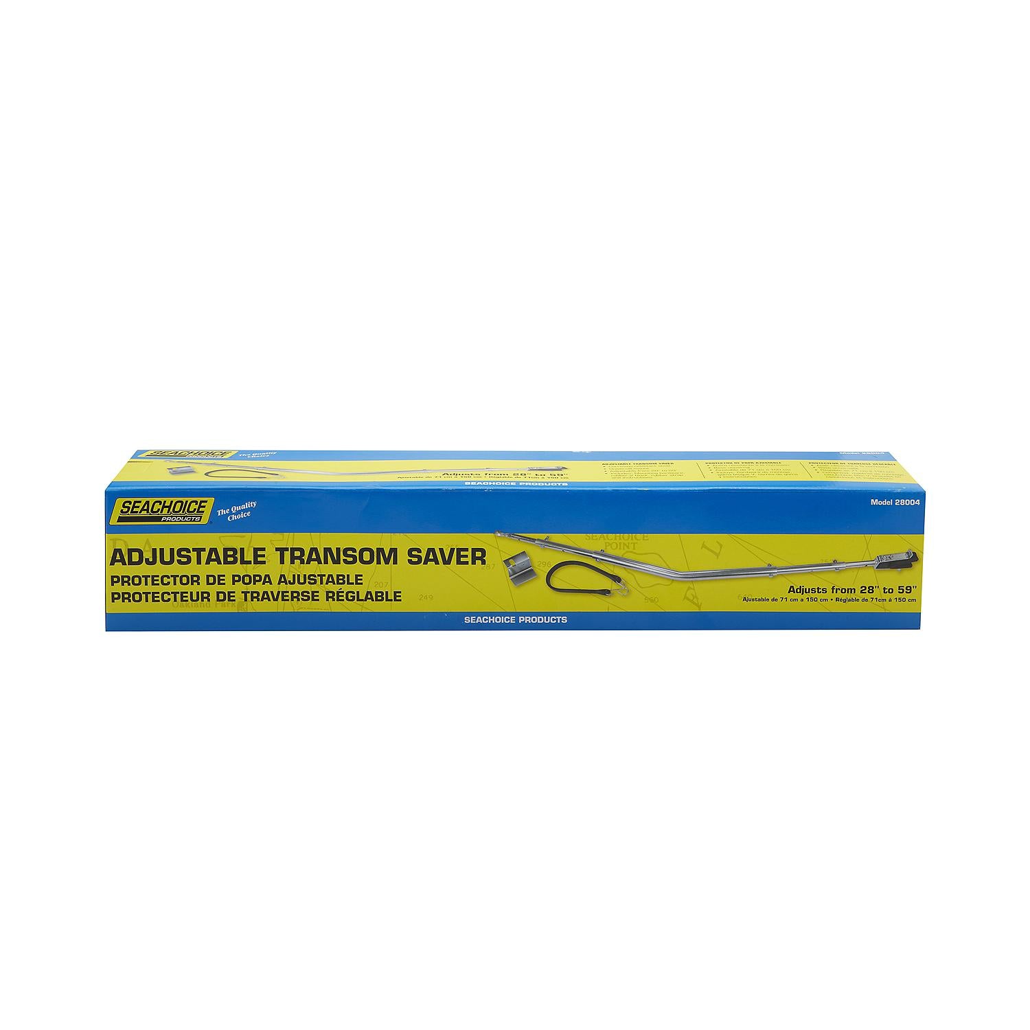 Seachoice Seachoice Adjustable Transom Saver, Angled, 28-59 In.