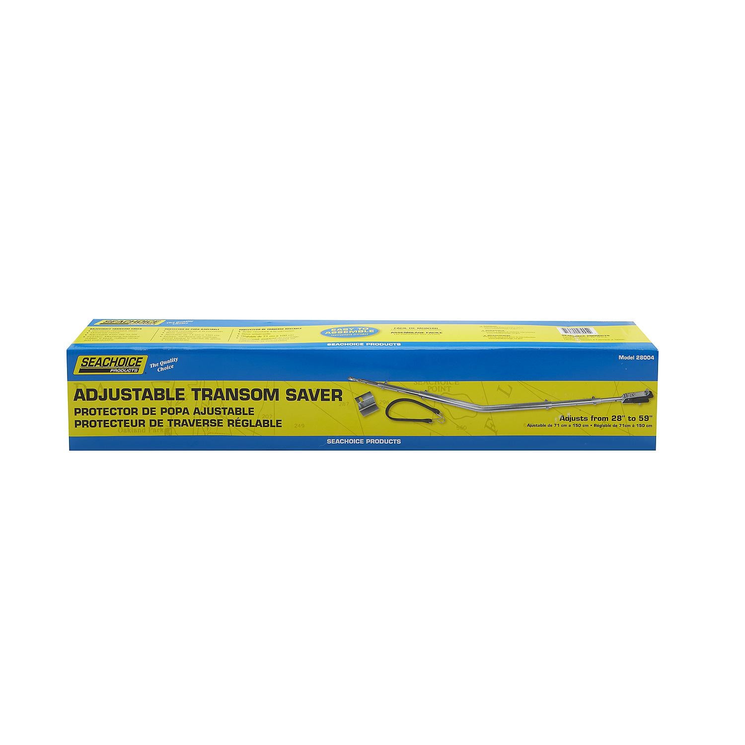 Seachoice Seachoice Adjustable Transom Saver, Angled, 28-59 In.