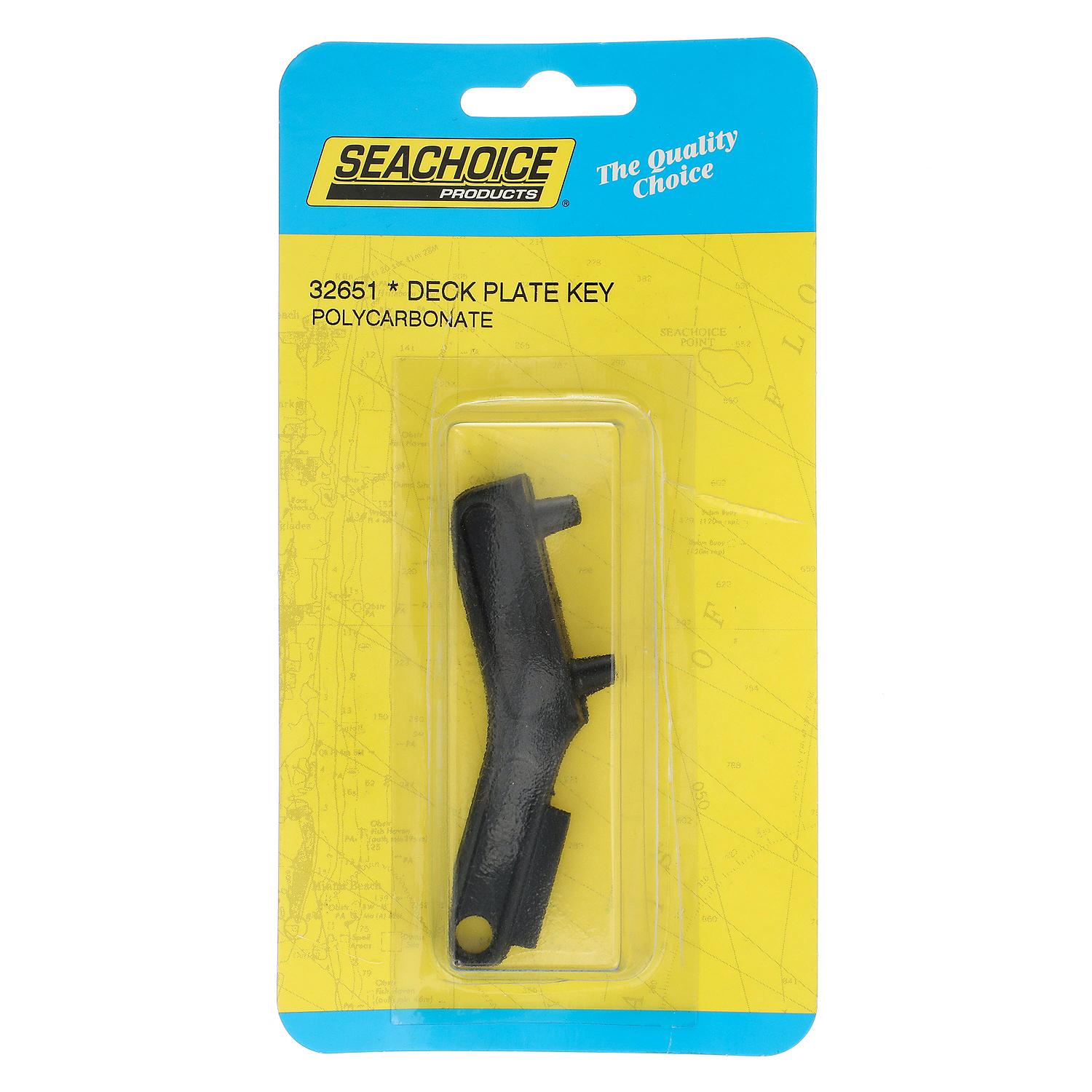 Seachoice Black Poly Carb Deck Plate Key For 1-1/4" and 1-1/2" Deck Plates 50-32651