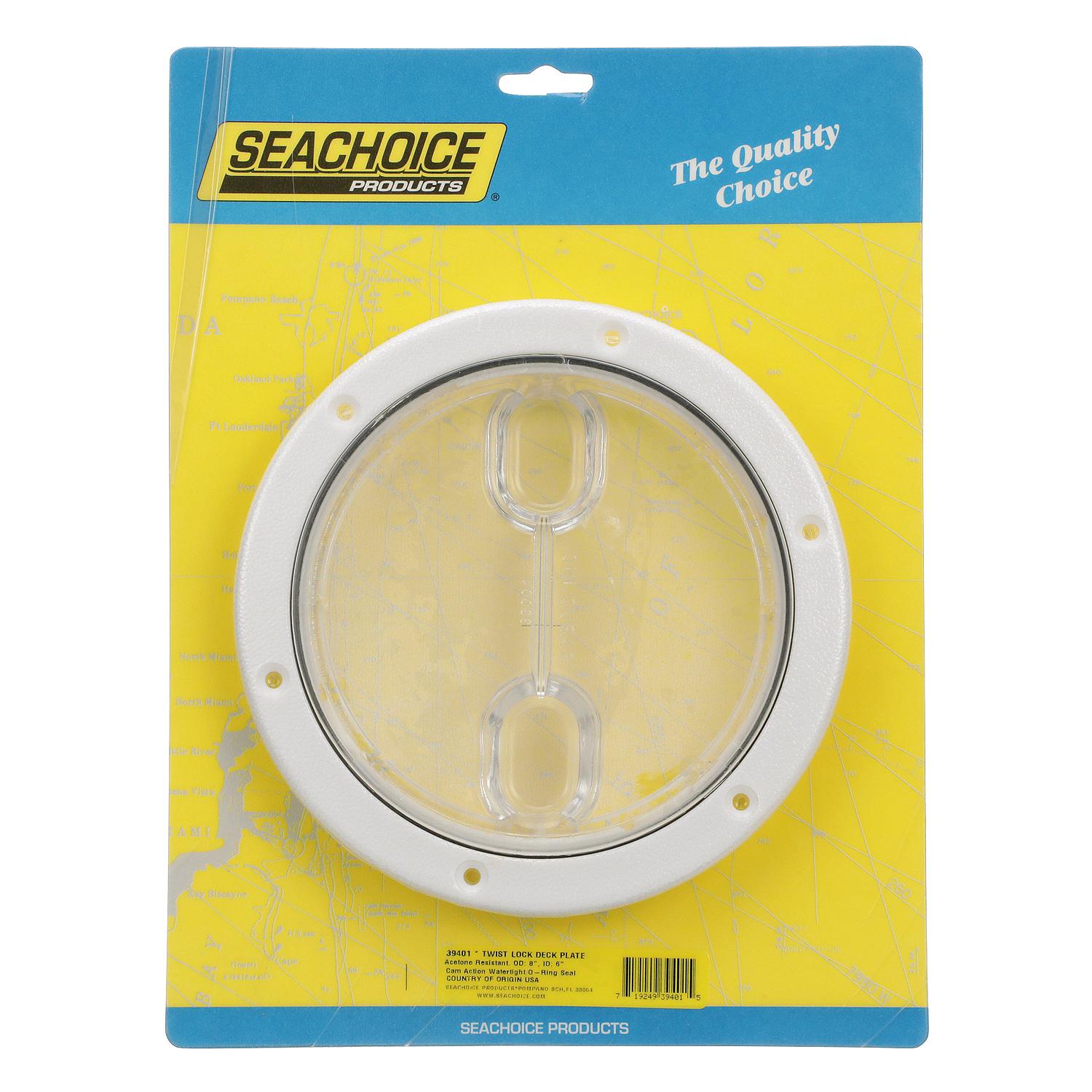 Seachoice Polypropylene Twist 'N' Lock Deck Plate 50-39401