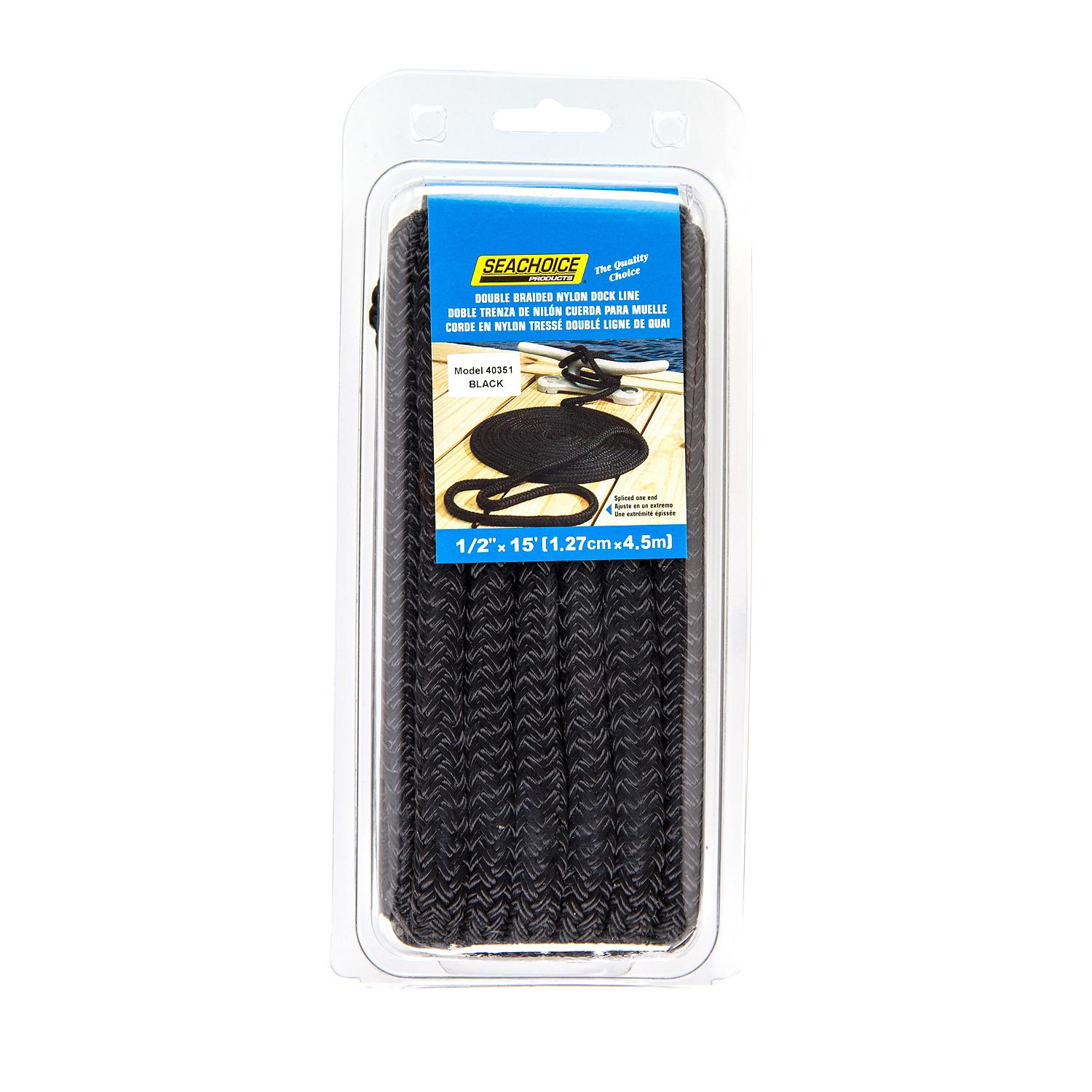Seachoice Double Braid Nylon Dock Line 50-40351