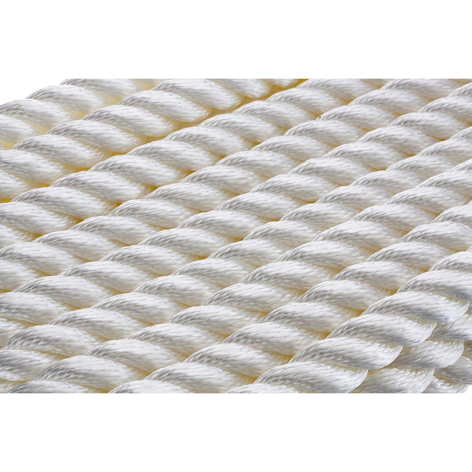 Seachoice 3-Strand Twisted Nylon Dock LineWhite 50-42641