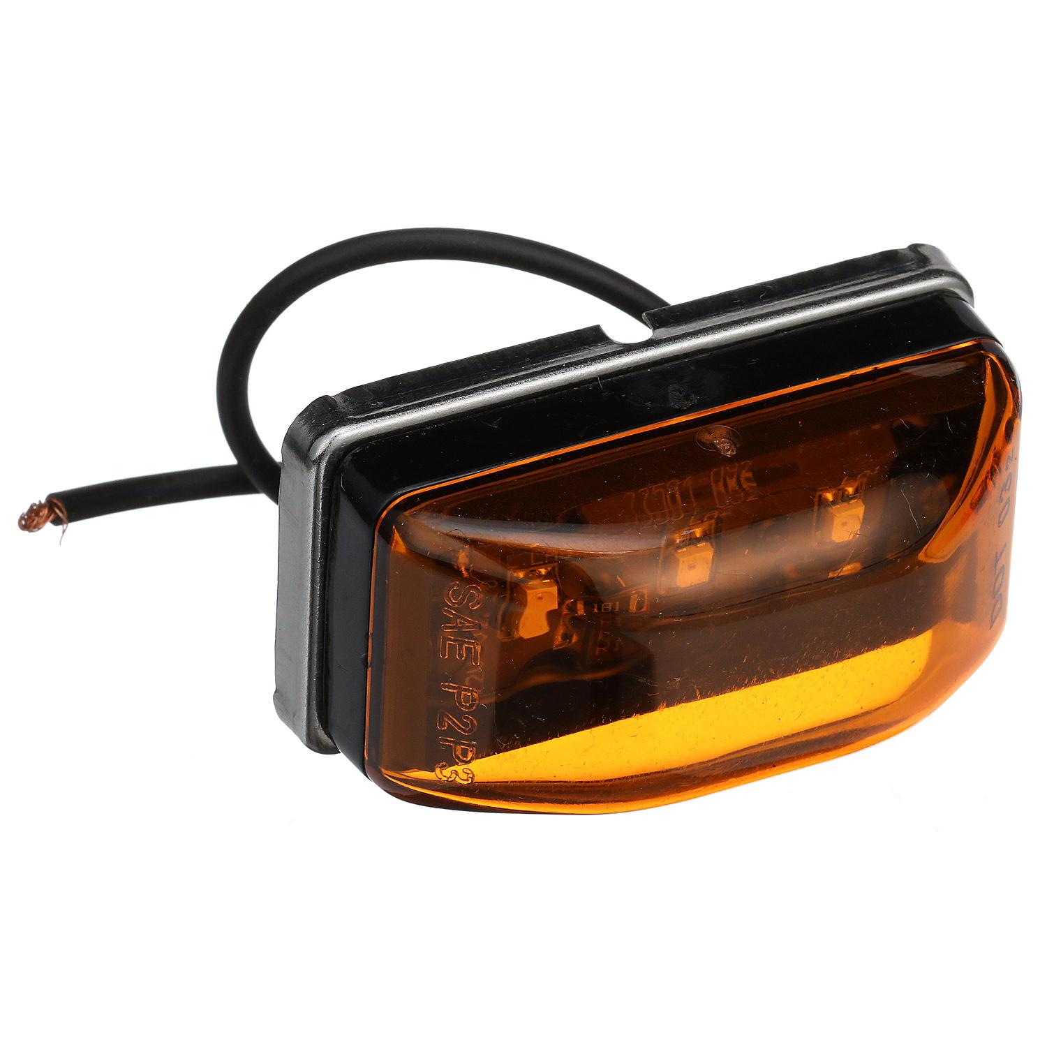 Seachoice Led Sealed Stud Mount Side Marker/Clearance Light Amber 50-52561