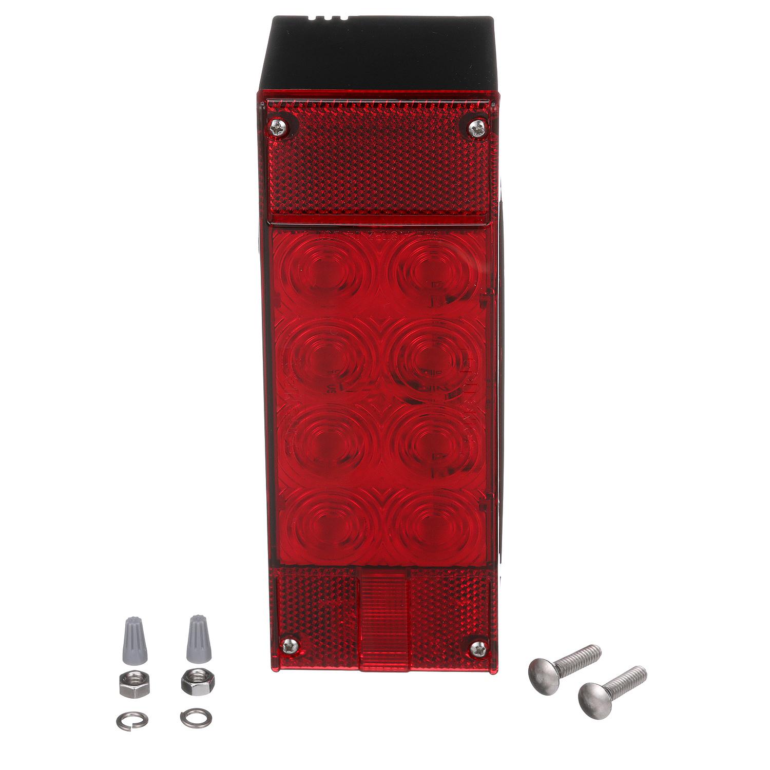 Seachoice 52801 LED Fleet Count Sealed Waterproof Tail Light, 8 Function Driver Side 50-52801