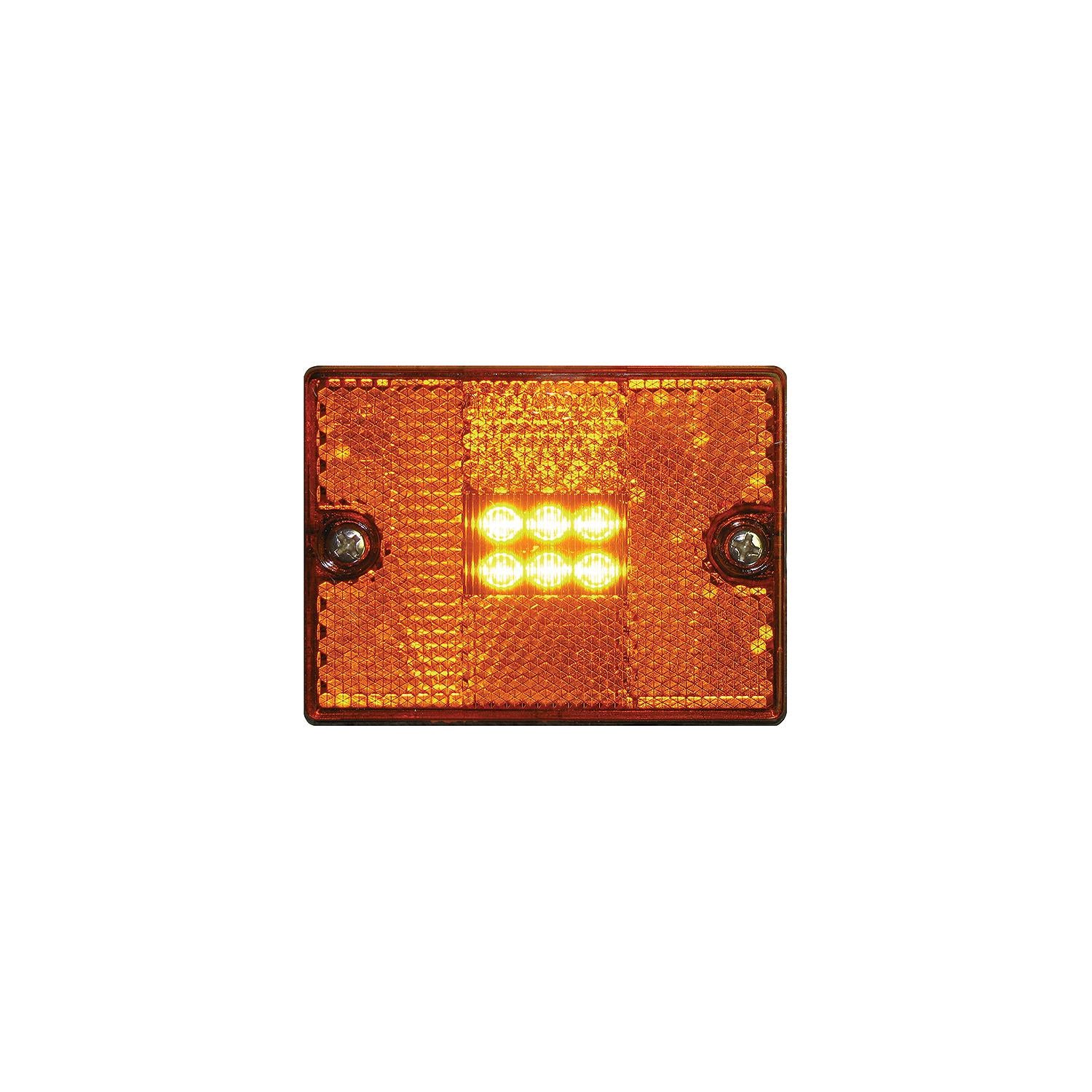 Seachoice 52891 LED Square Stud-Mount Clearance/Marker Light 50-52891