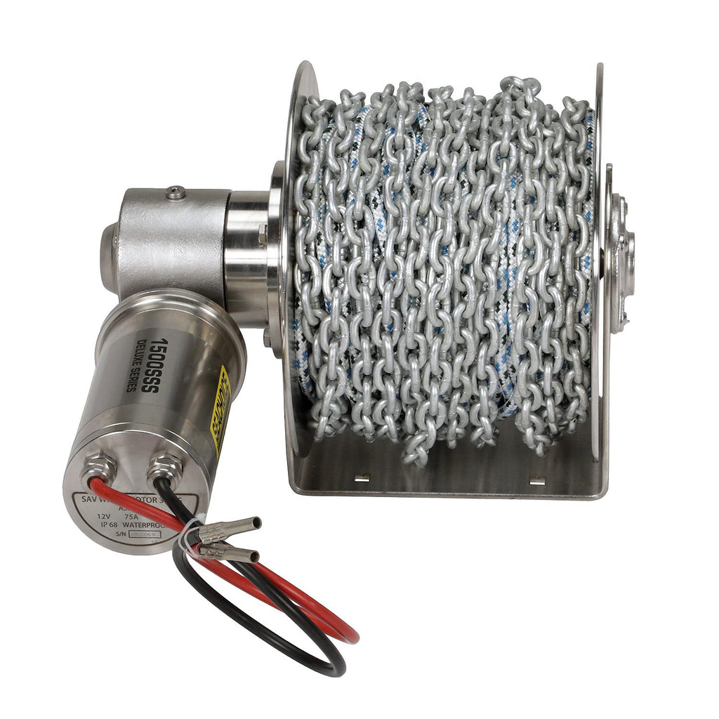 Seachoice Seachoice Deluxe Stainless Steel Drum Winch Kit, For Boats Up to 26 Ft.