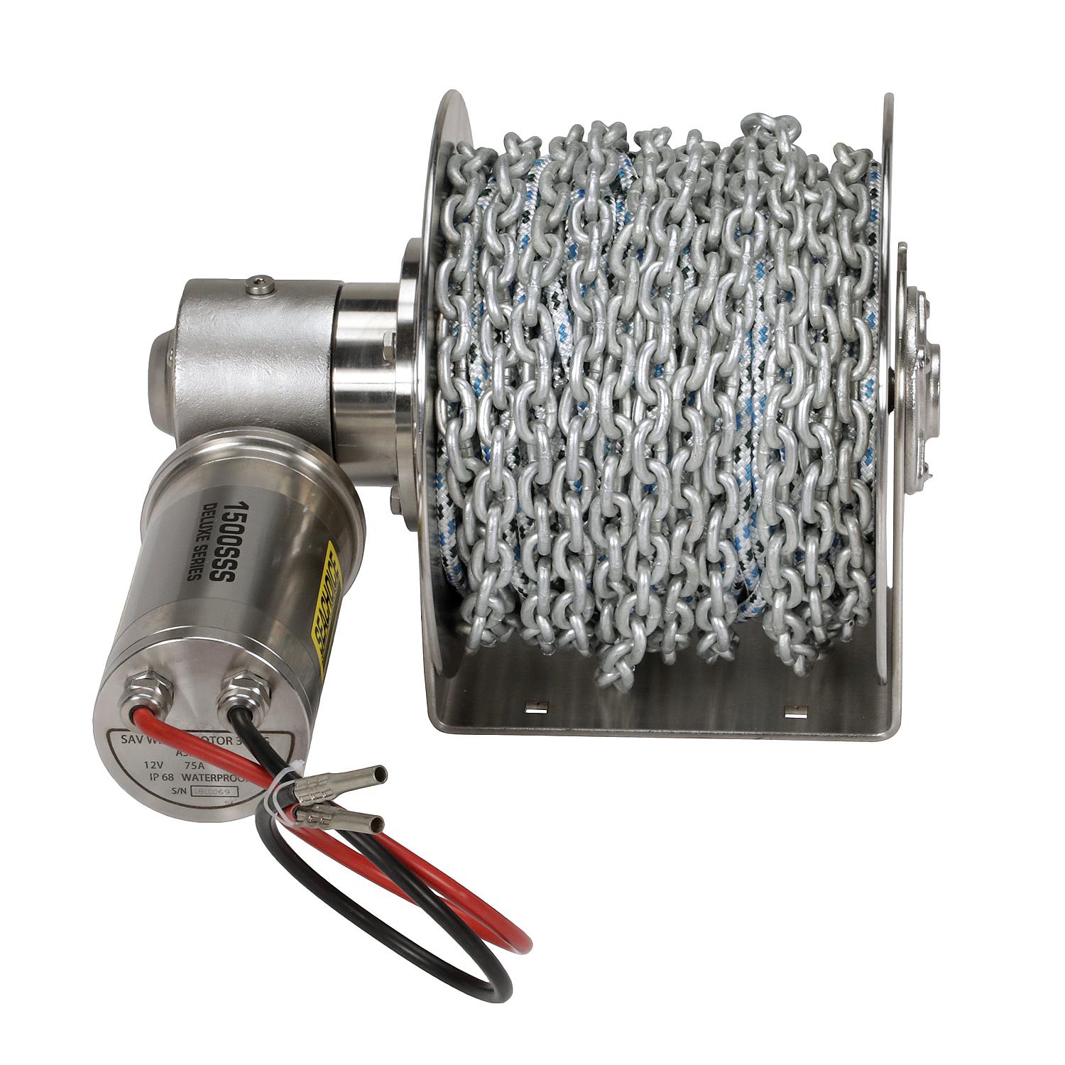 Seachoice Seachoice Deluxe Stainless Steel Drum Winch Kit, For Boats Up to 26 Ft.