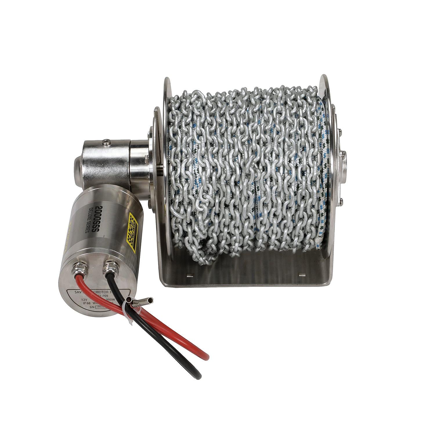 Seachoice 53727 Stainless Steel Drum Winch Kit, Deluxe Series 2000 50-53727