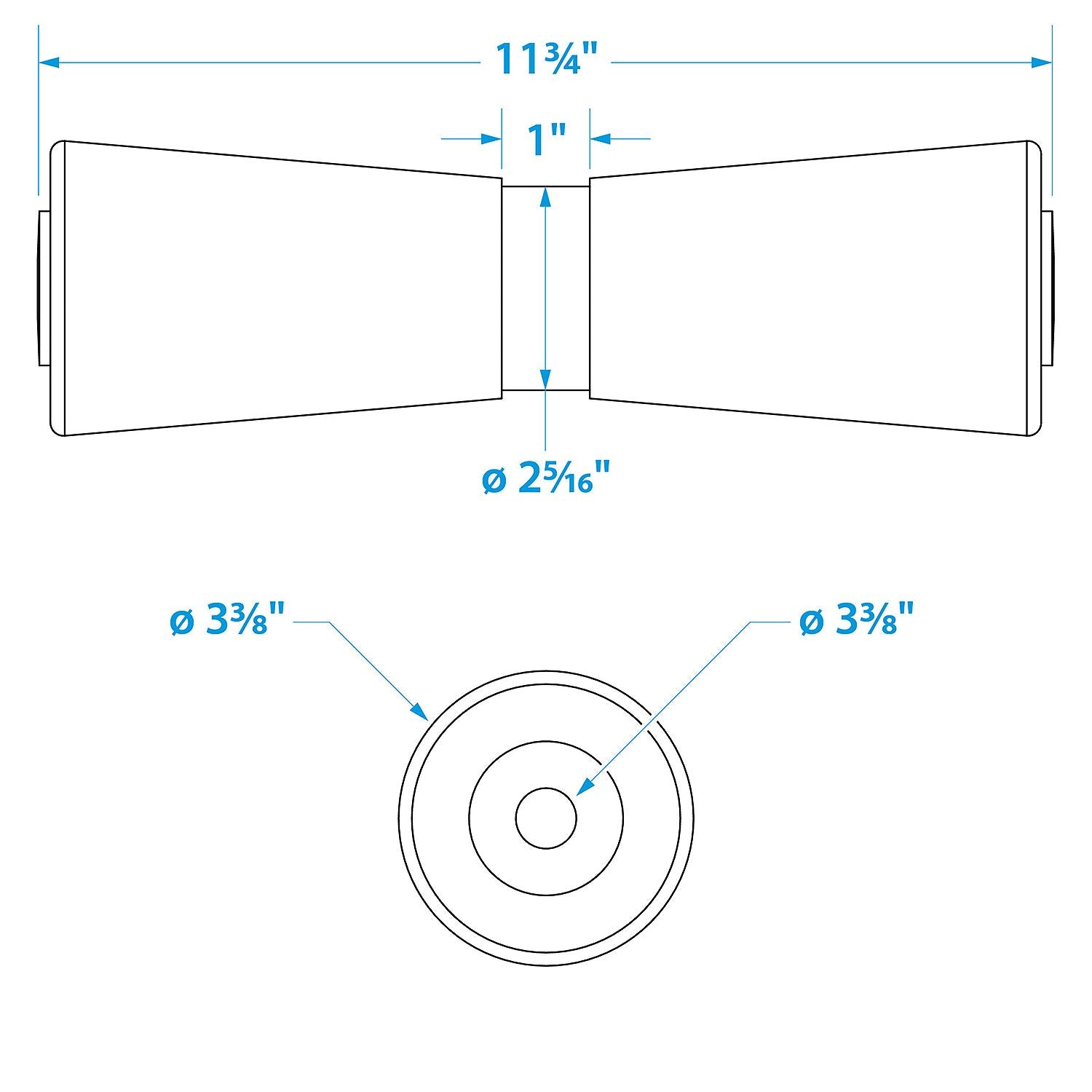 Seachoice Heavy Duty Keel Roler-12 -5/8 Id(Bulk 50-56110