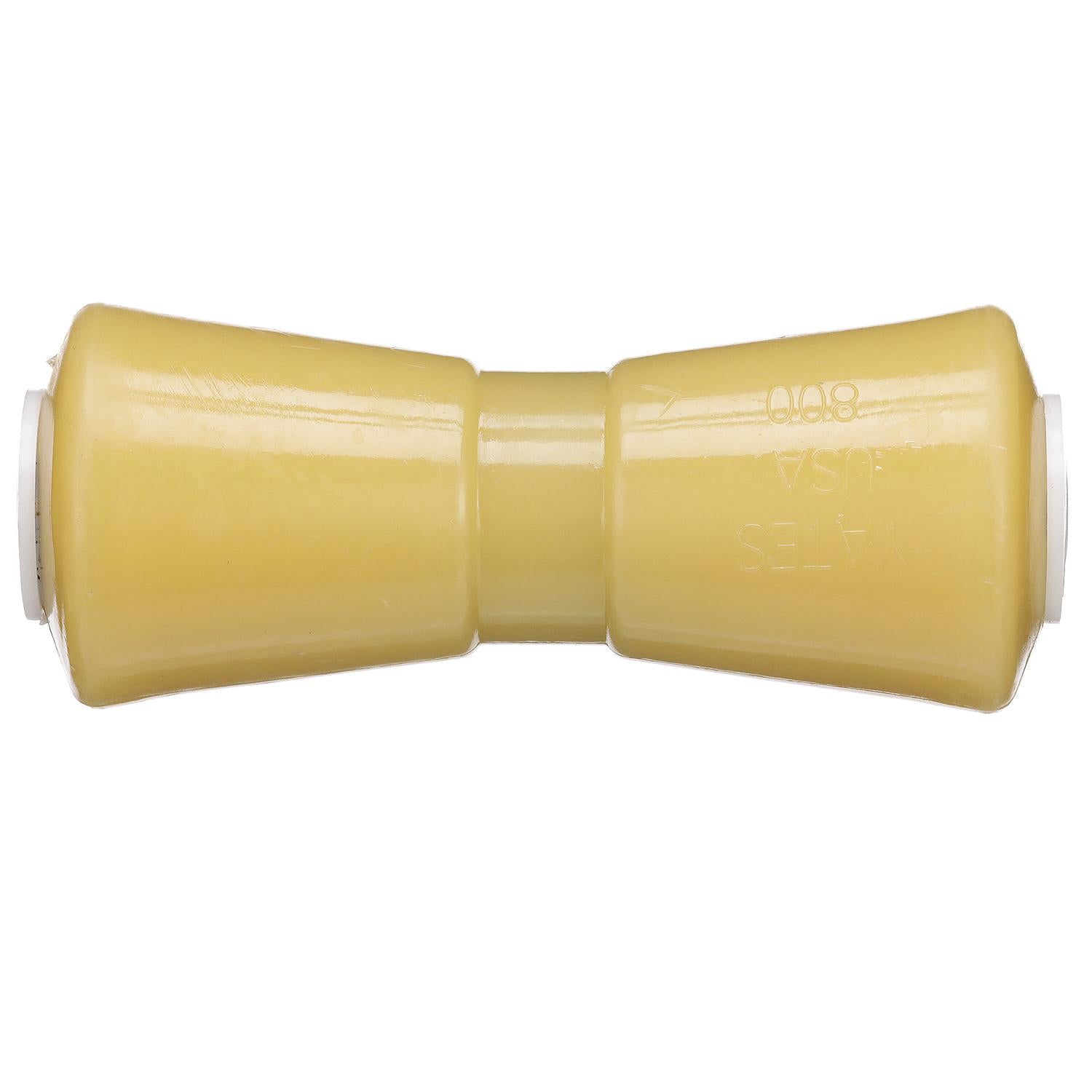 Seachoice Non-Marking TP Yellow Rubber Keel Roller With 5/8" ID Hole 50-56460