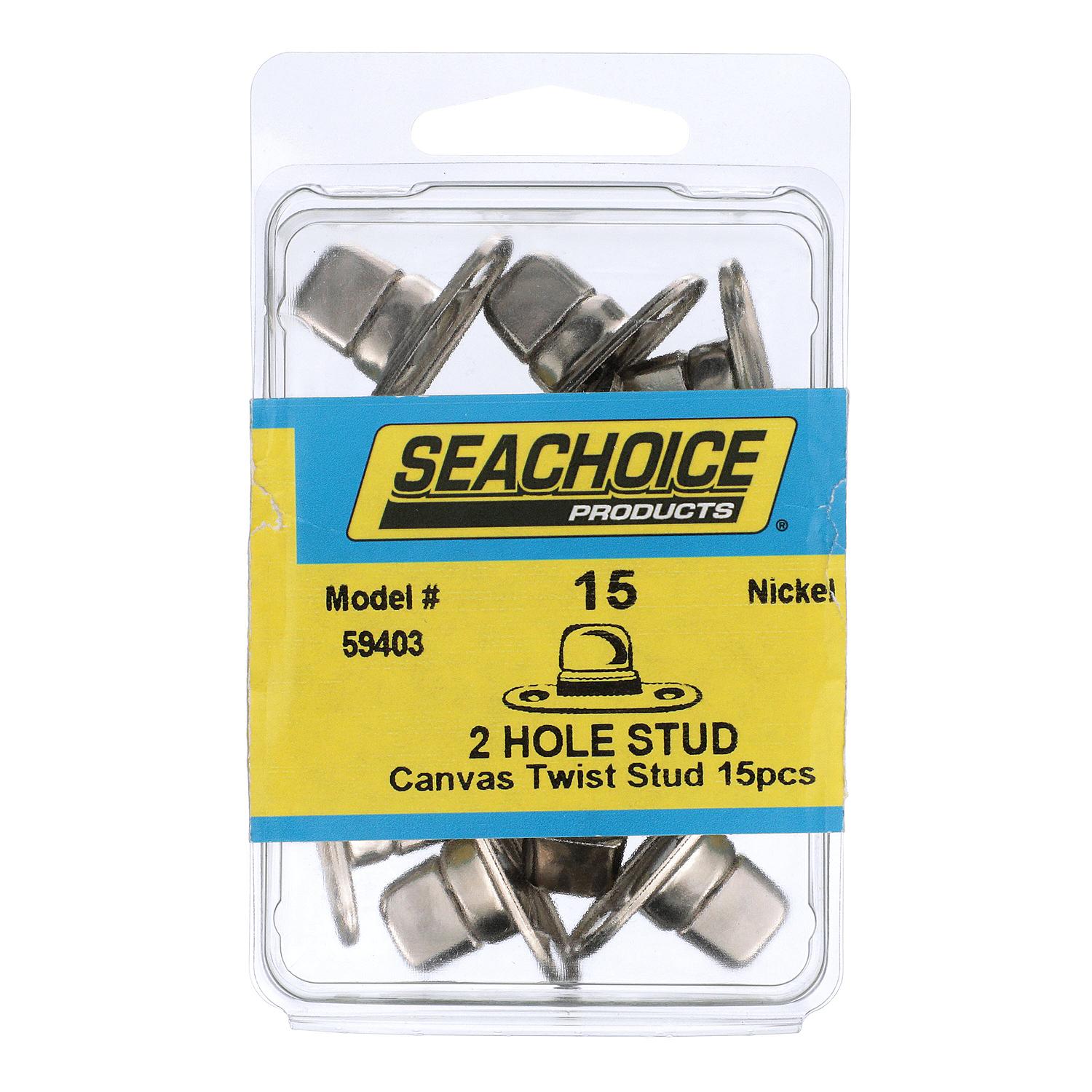 Seachoice Twist Studs With 2 Hole Screw Base Qty. 15 50-59403