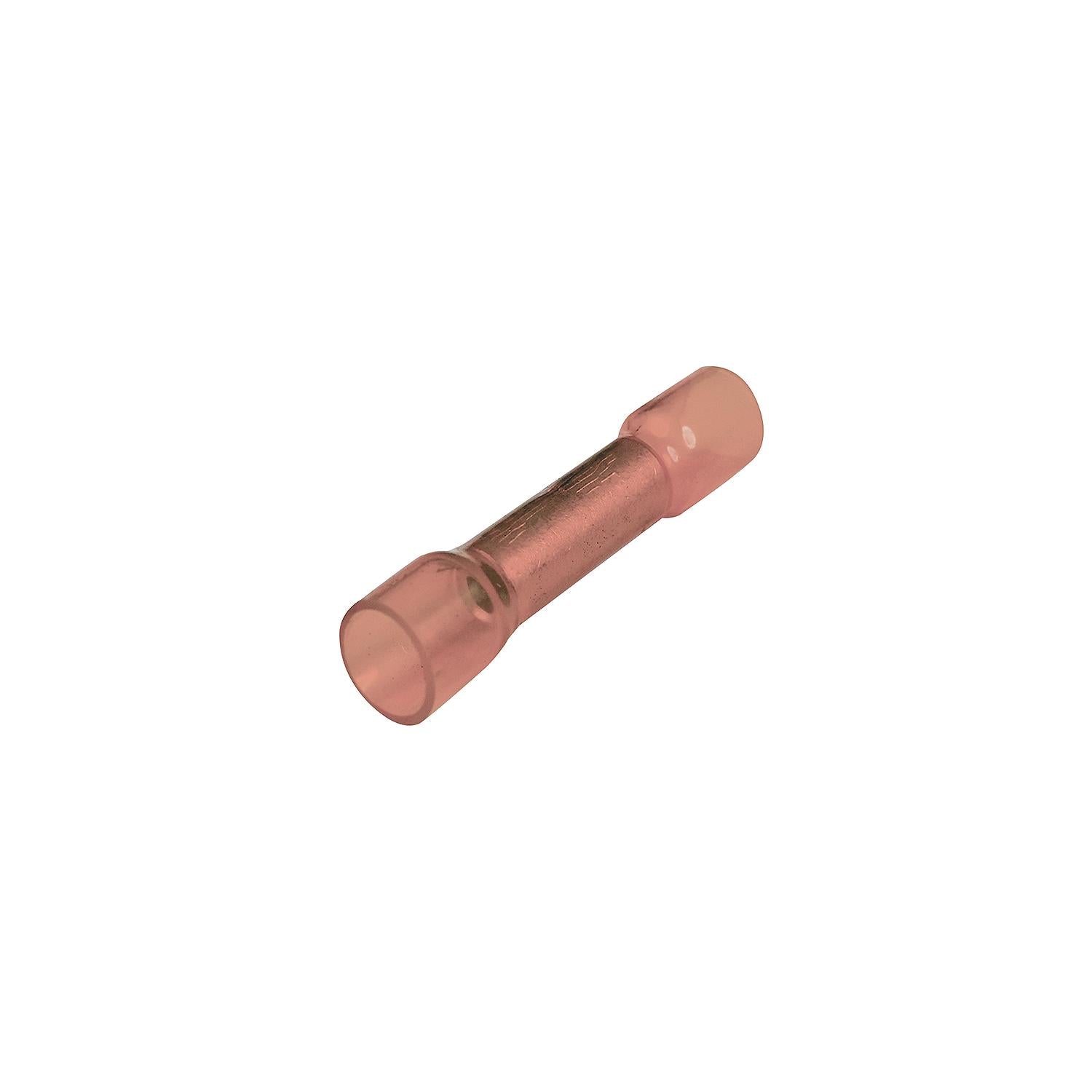 Seachoice Seachoice Heat Shrink Butt Connector Wire, Solderless, Fits 8 Gauge Wire, Red, Pack of 25
