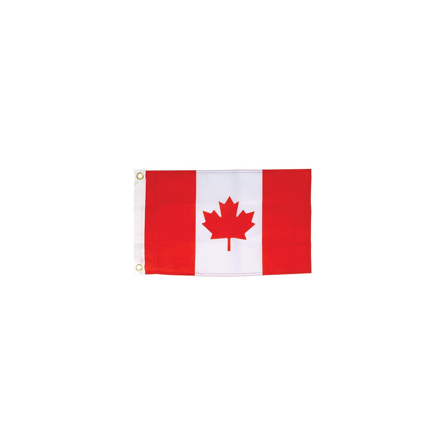 Seachoice 78221 12" x 18" Nylon Print Dyed Canada Flag 50-78221