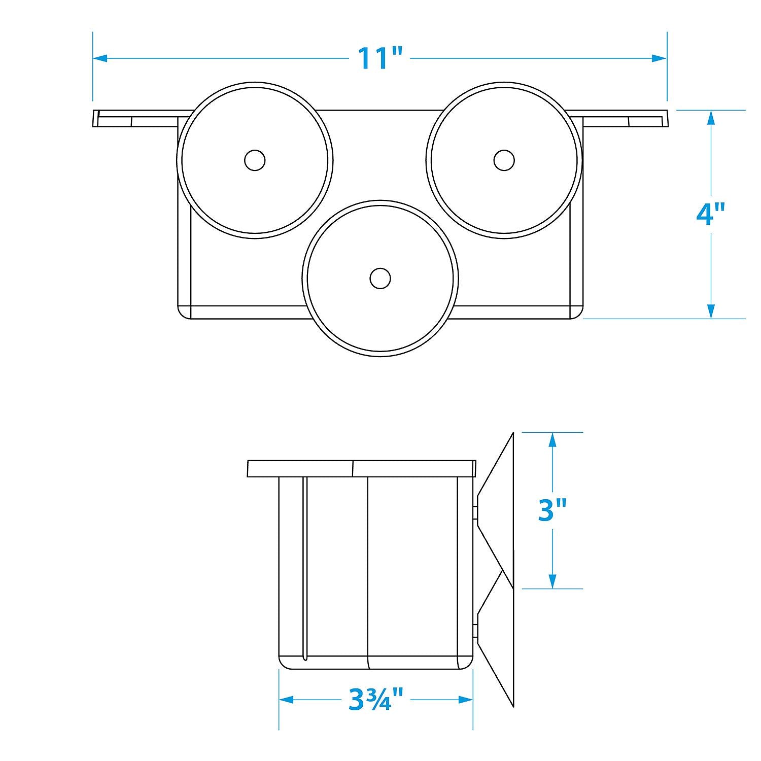 Seachoice 79321 Cockpit Organizer - White 50-79321