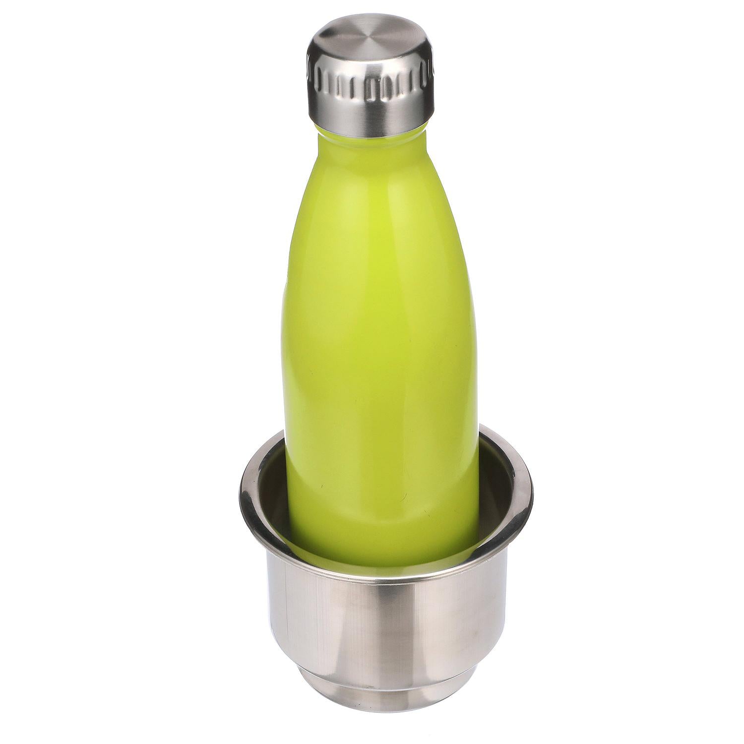 Seachoice 79371 Stainless-Steel Recessed Drink Holder With Blue LED Light 50-79371