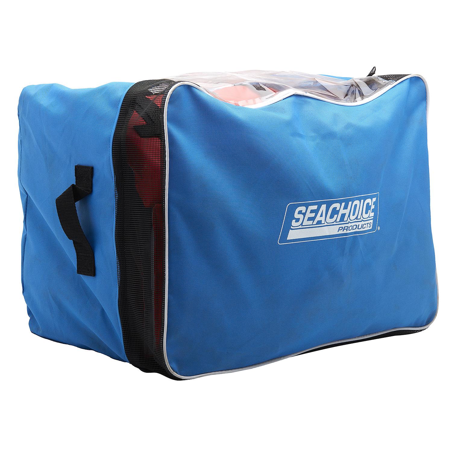 Seachoice 85517 General Pupose Life Vest 4-Pack With Bag Blue & Red, Adult Univ. 50-85517