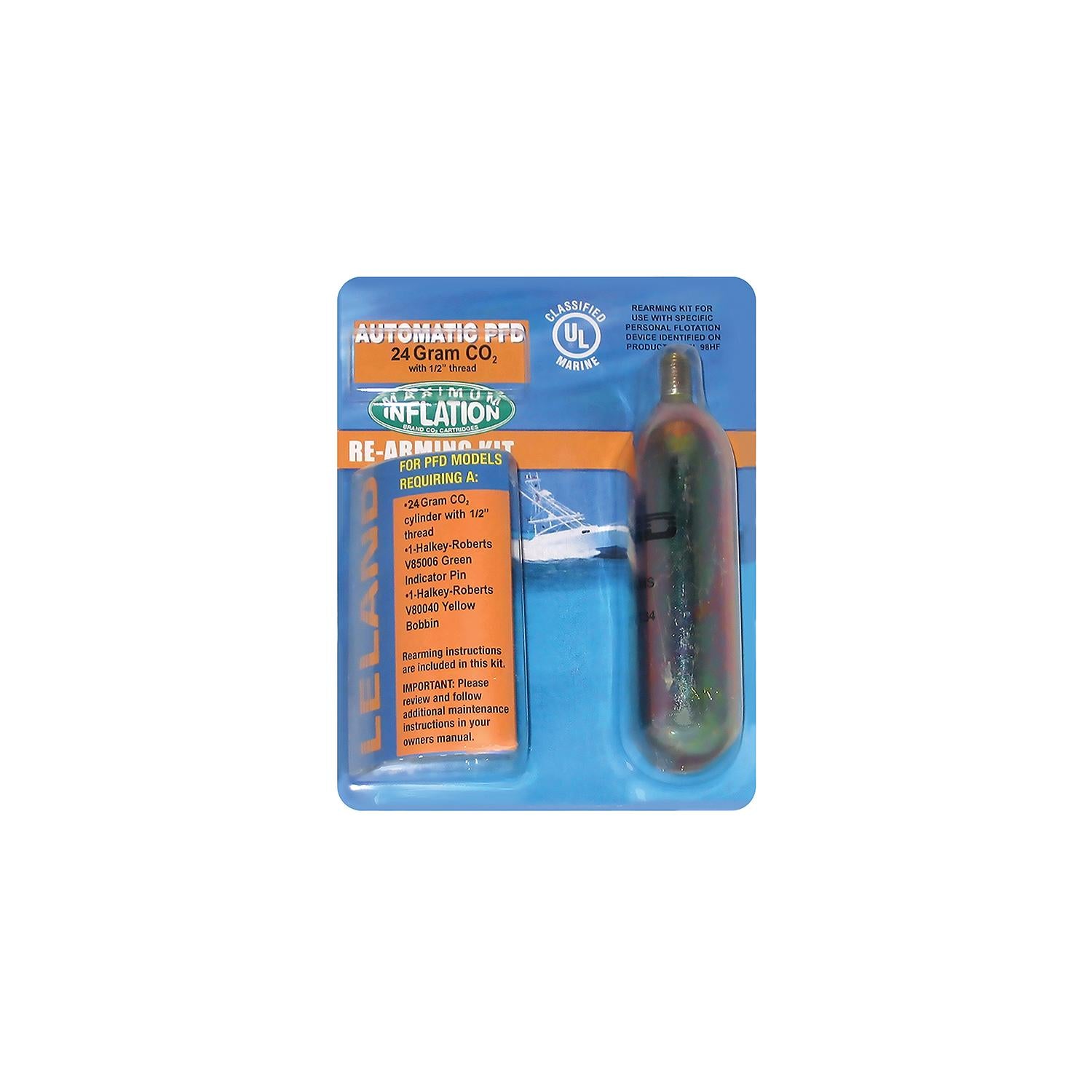 Seachoice 85740 24G Automatic Re-Arm Kit For Inlatable Vest 85810/85610 50-85740