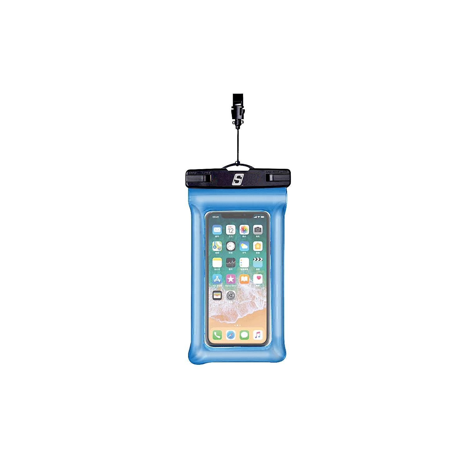 Seachoice 86851 Waterproof Floating Phone Holder Blue, 4" x 8" 50-86851