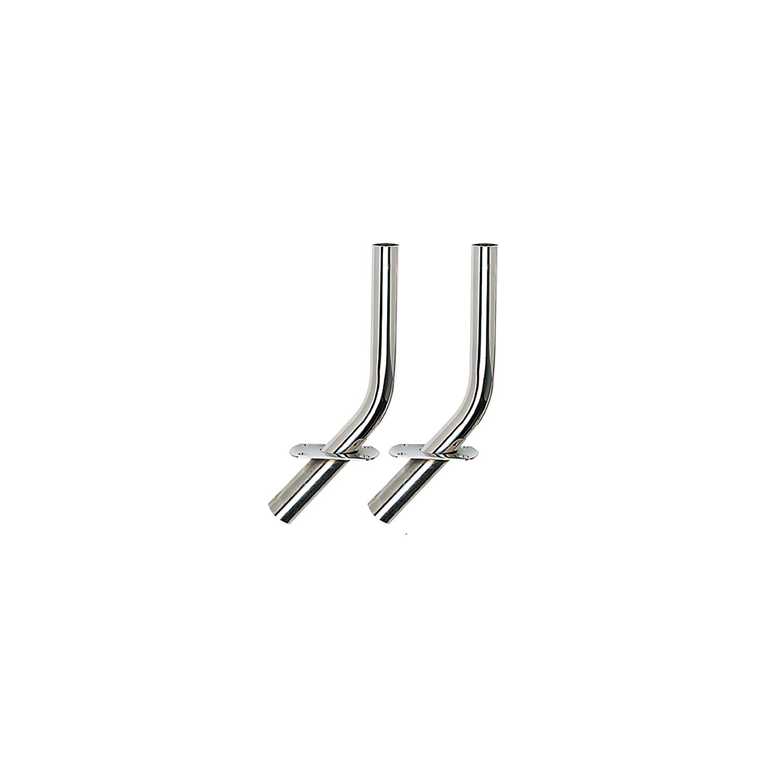 Seachoice Stainless Steel Outrigger Pole Holders Fits 1-1/8" ID Base & 15' Poles 50-88761