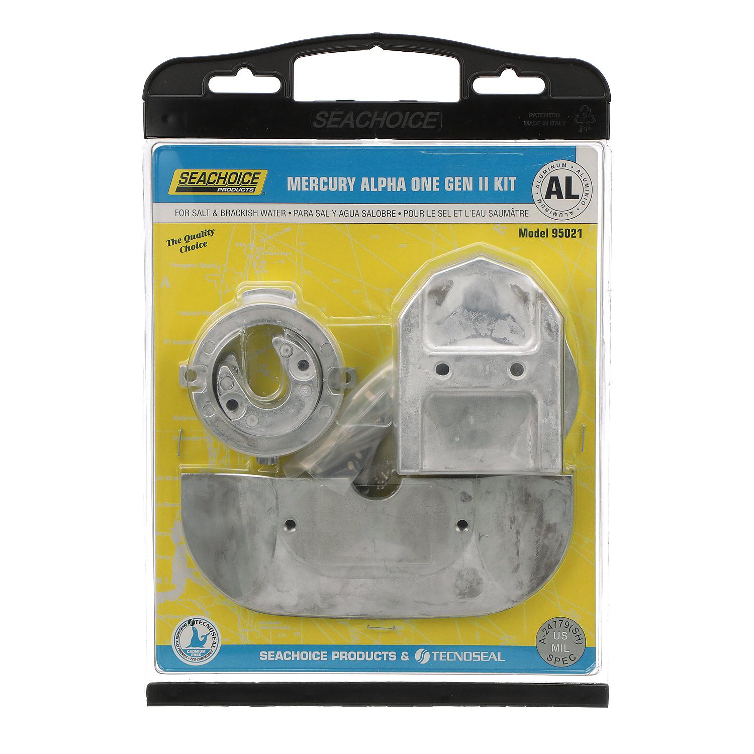 Seachoice Aluminum Anode Kit For Mercury Alpha I Gen 2 50-95021