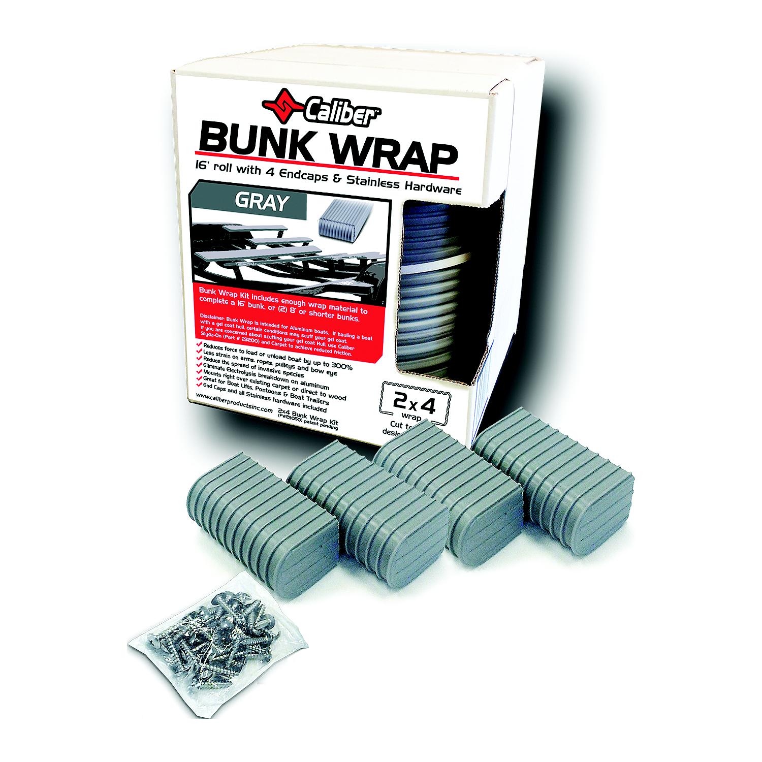 Caliber 23052BK Bunk Wrap Kit (Includes 4 Endcaps and Stainless Steel Hardware) 581-23052BK
